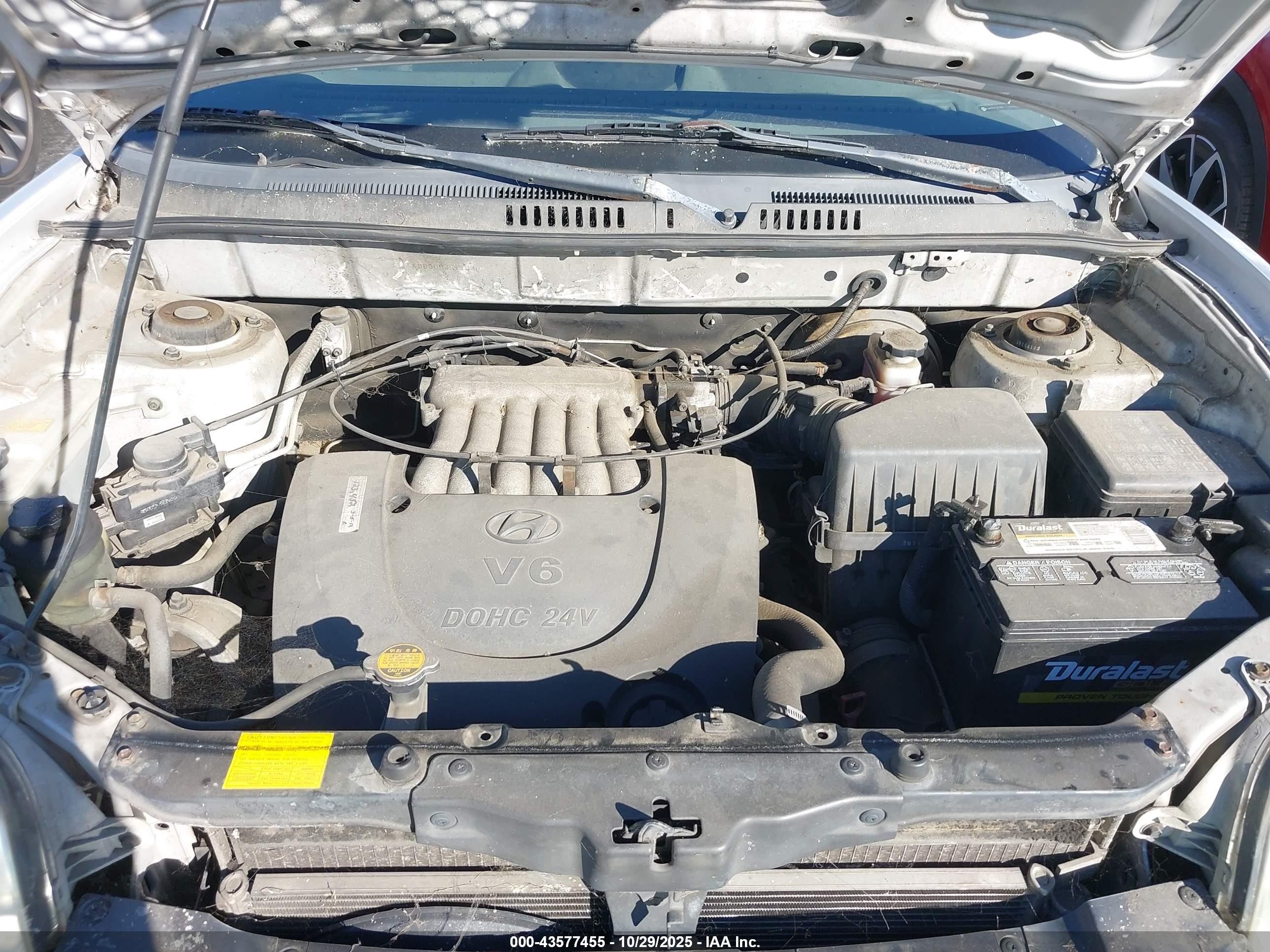2001 Hyundai Santa Fe 2.7l V6 Gls/2.7l V6 Lx Silver vin: KM8SC83D11U088270