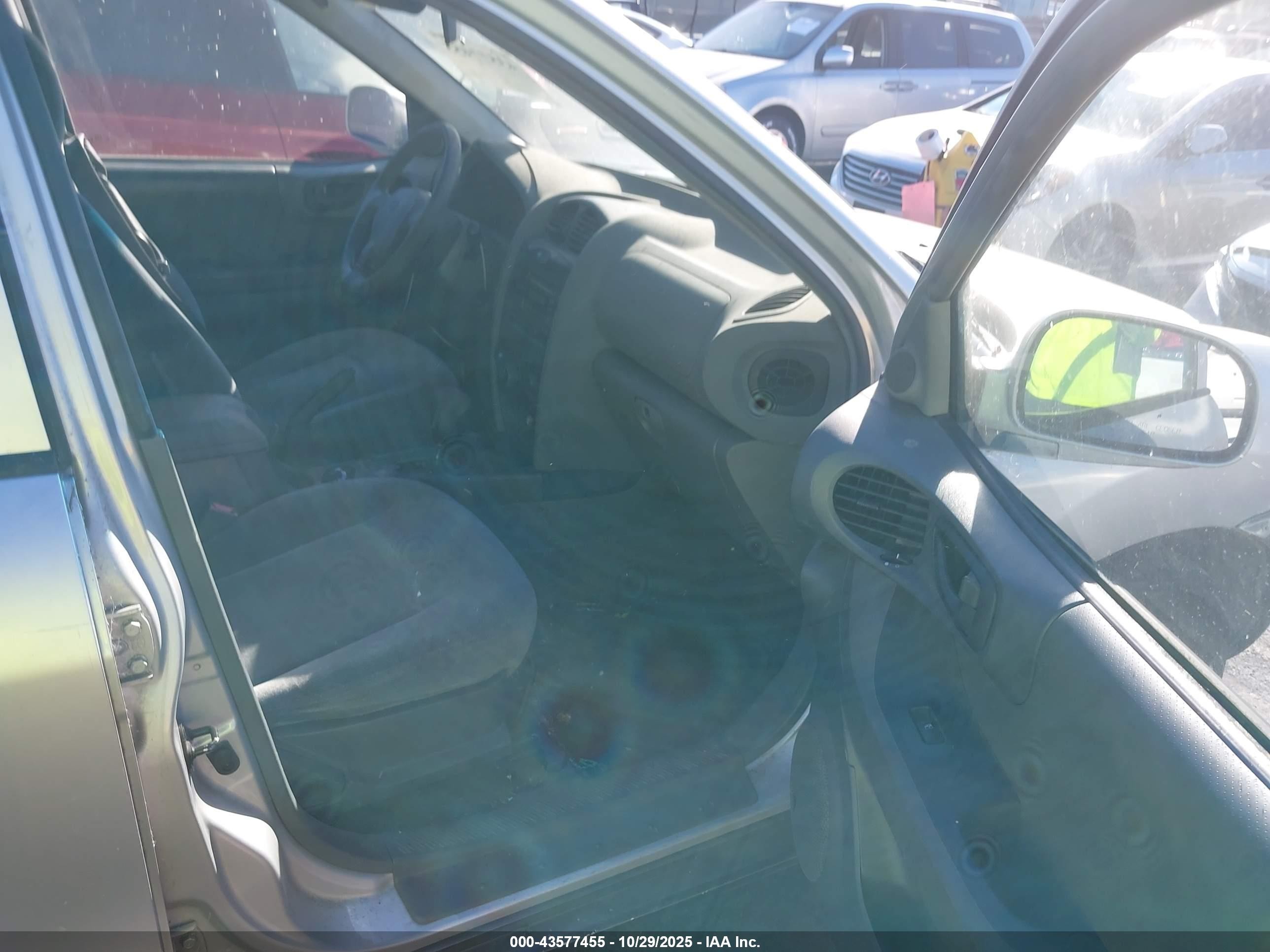 2001 Hyundai Santa Fe 2.7l V6 Gls/2.7l V6 Lx Silver vin: KM8SC83D11U088270