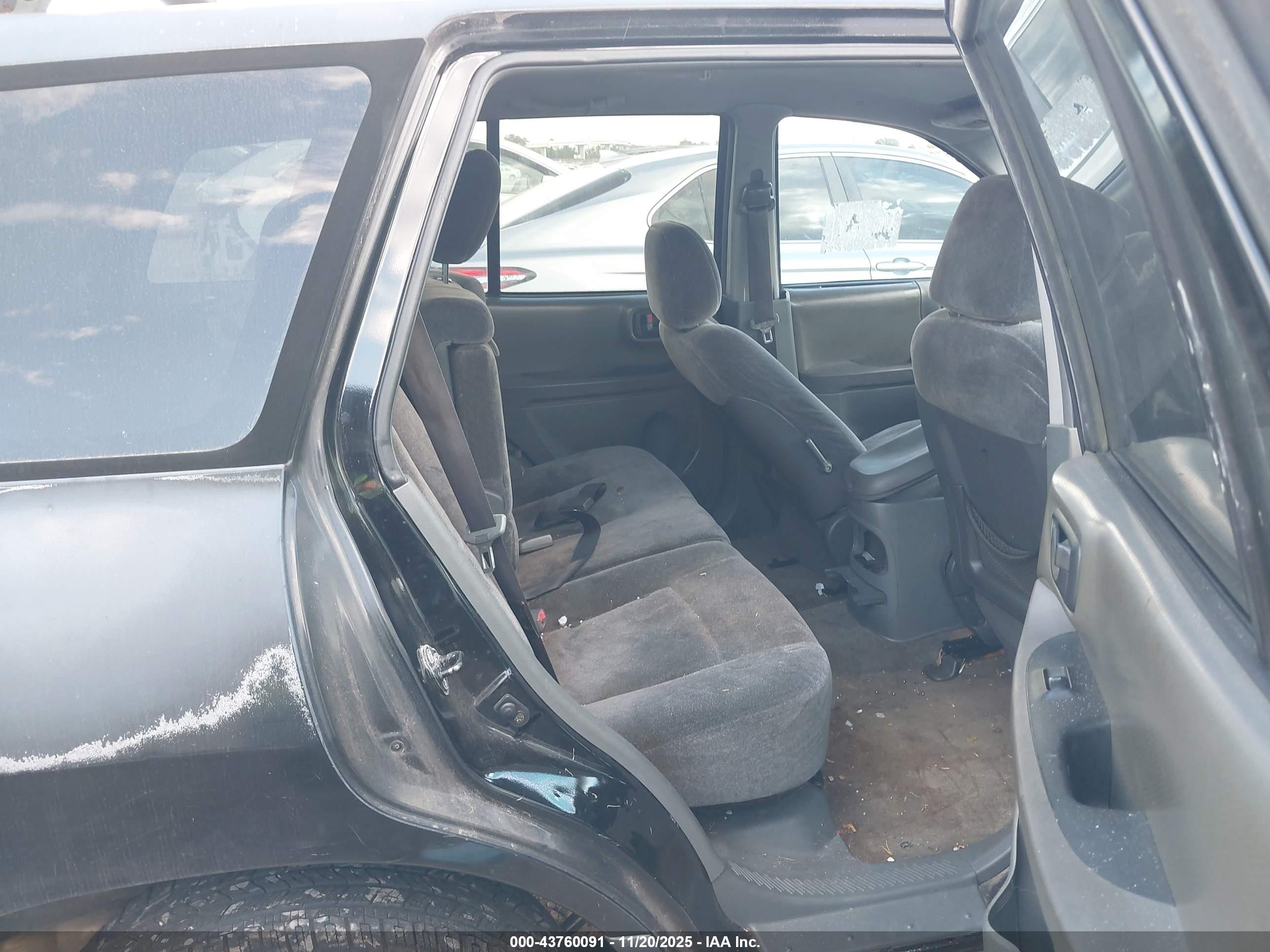 2001 Hyundai Santa Fe 2.7l V6 Gls/2.7l V6 Lx Черный vin: KM8SC83D11U126953