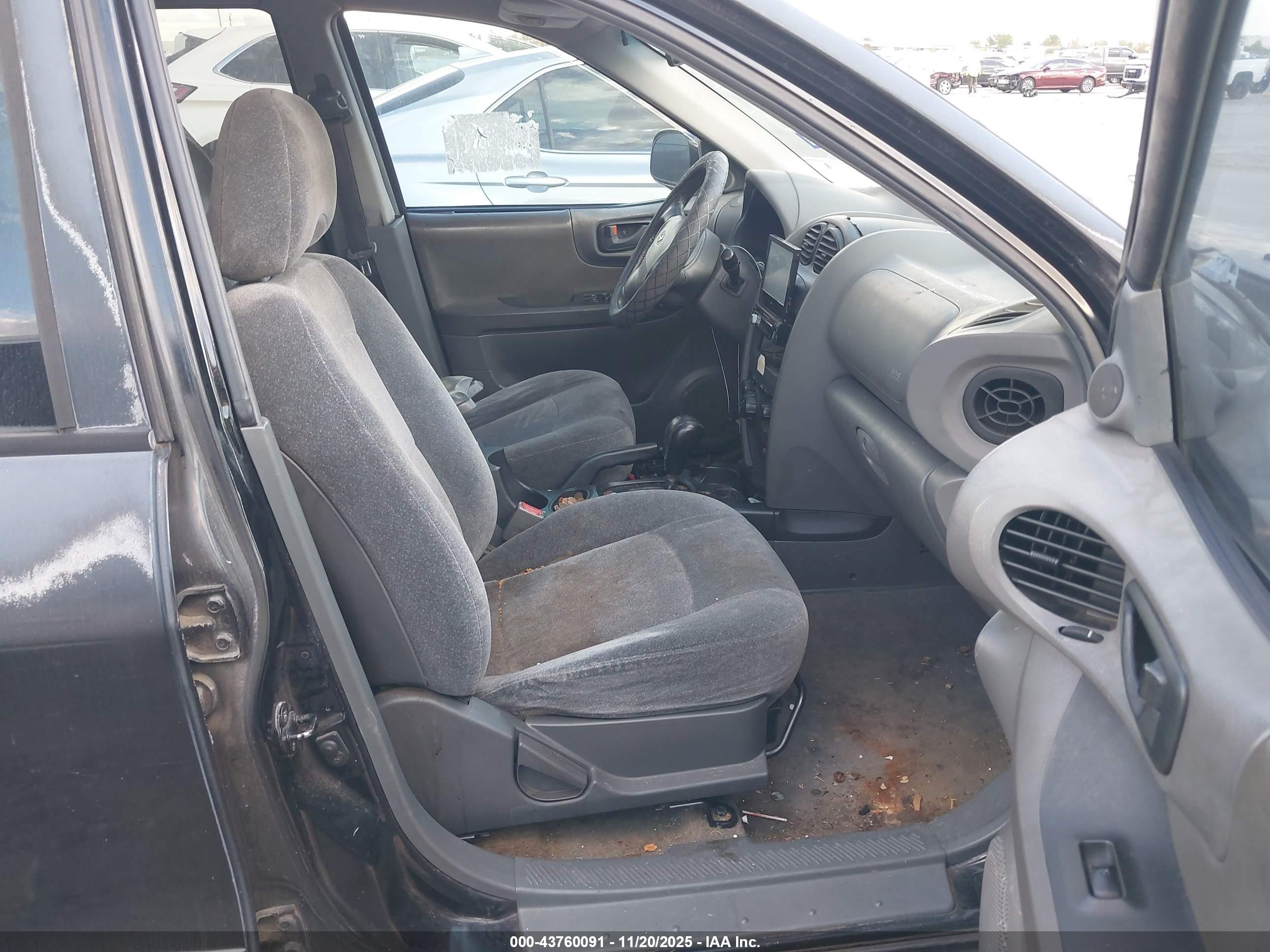 2001 Hyundai Santa Fe 2.7l V6 Gls/2.7l V6 Lx Черный vin: KM8SC83D11U126953
