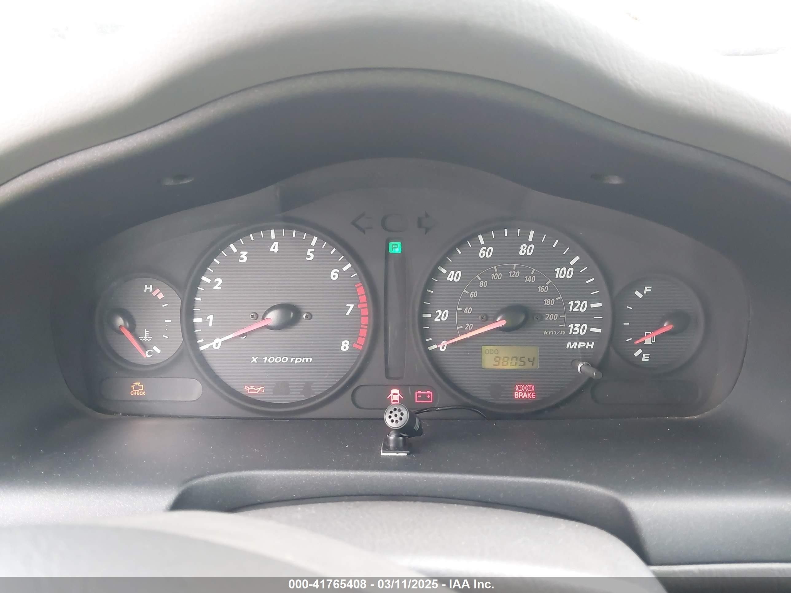 2001 Hyundai Santa Fe 2.7l V6 Gls/2.7l V6 Lx Maroon vin: KM8SC83D31U009181