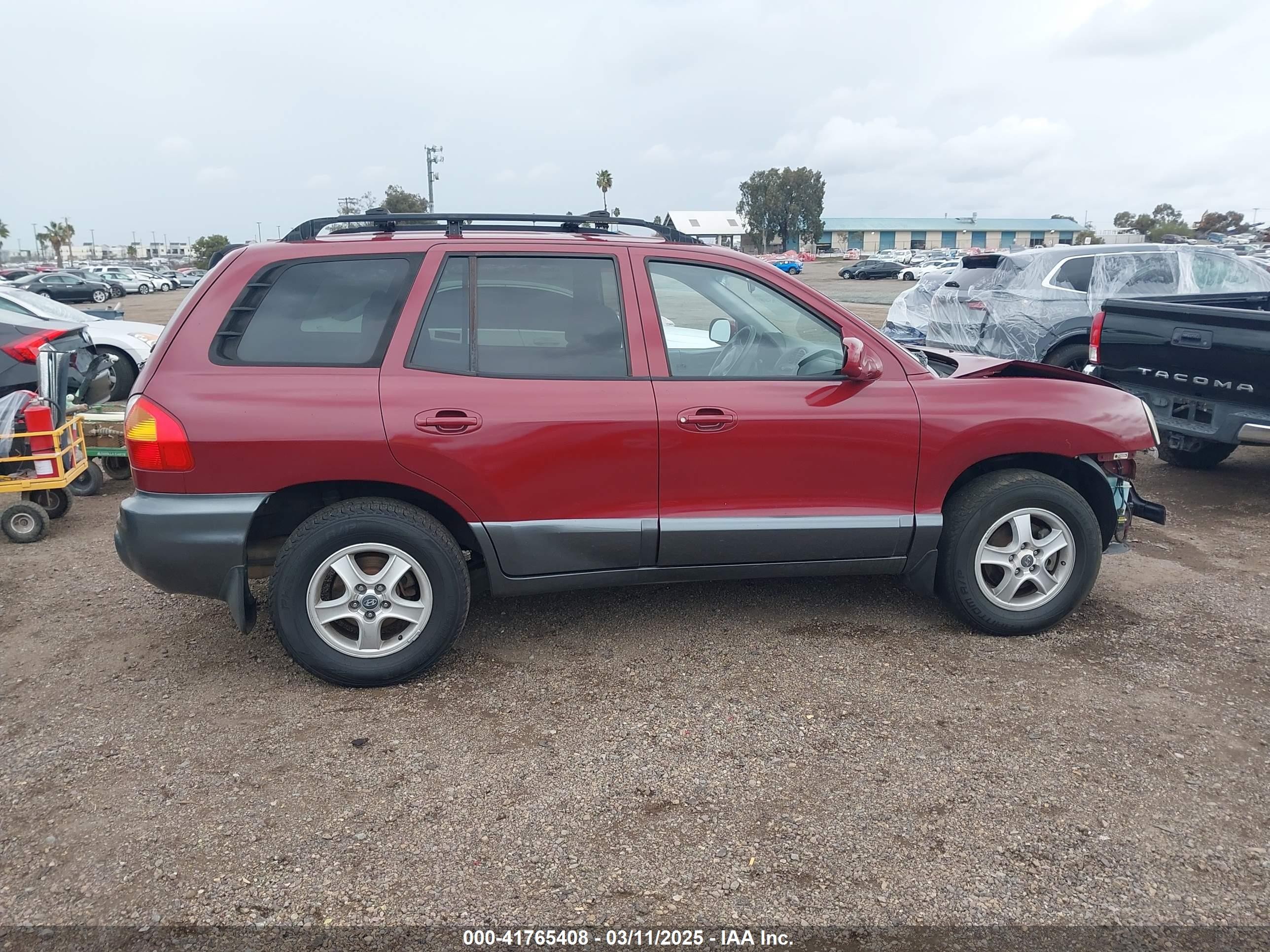 2001 Hyundai Santa Fe 2.7l V6 Gls/2.7l V6 Lx Maroon vin: KM8SC83D31U009181