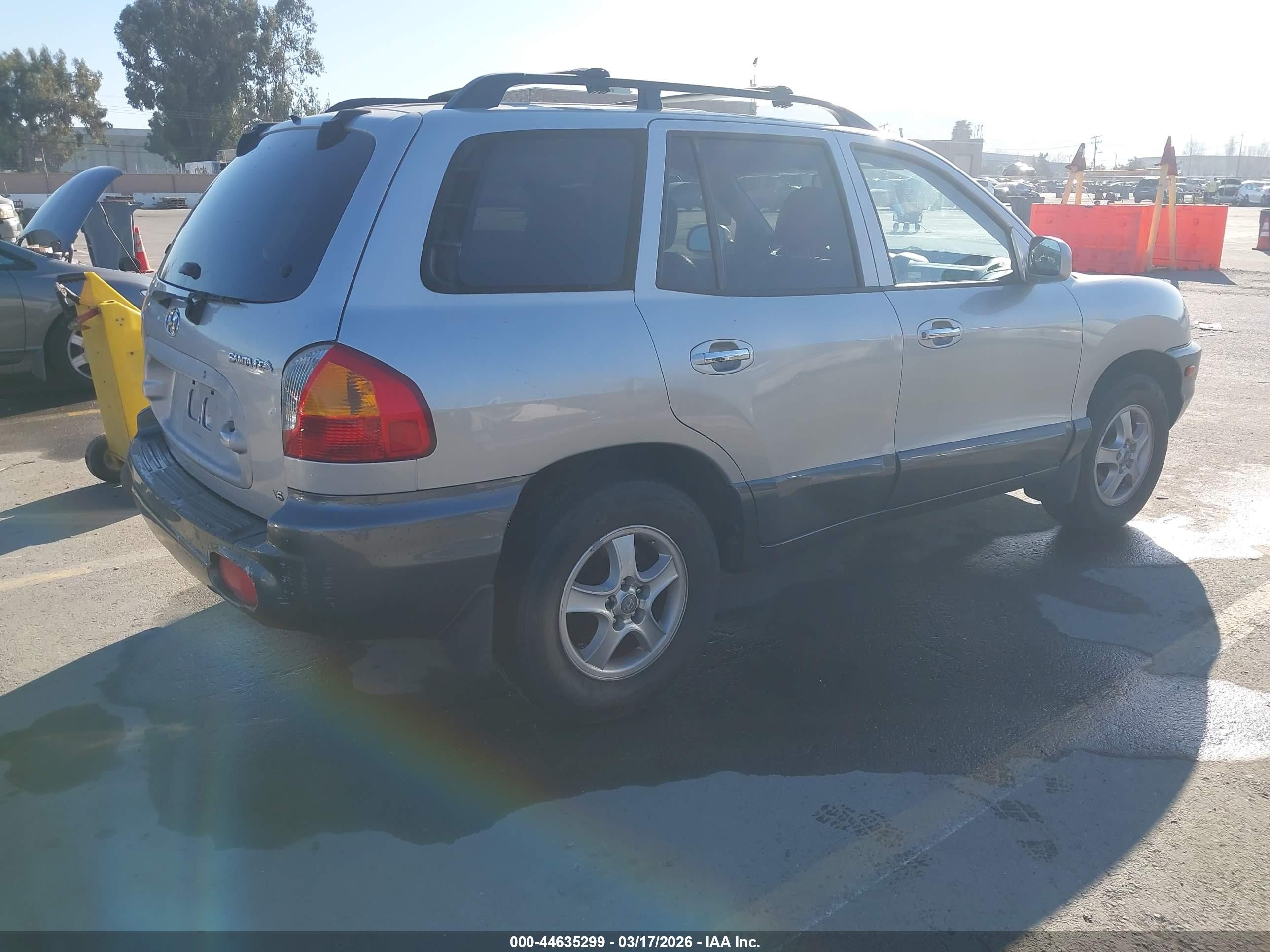 2001 Hyundai Santa Fe 2.7l V6 Gls/2.7l V6 Lx Silver vin: KM8SC83D31U084933