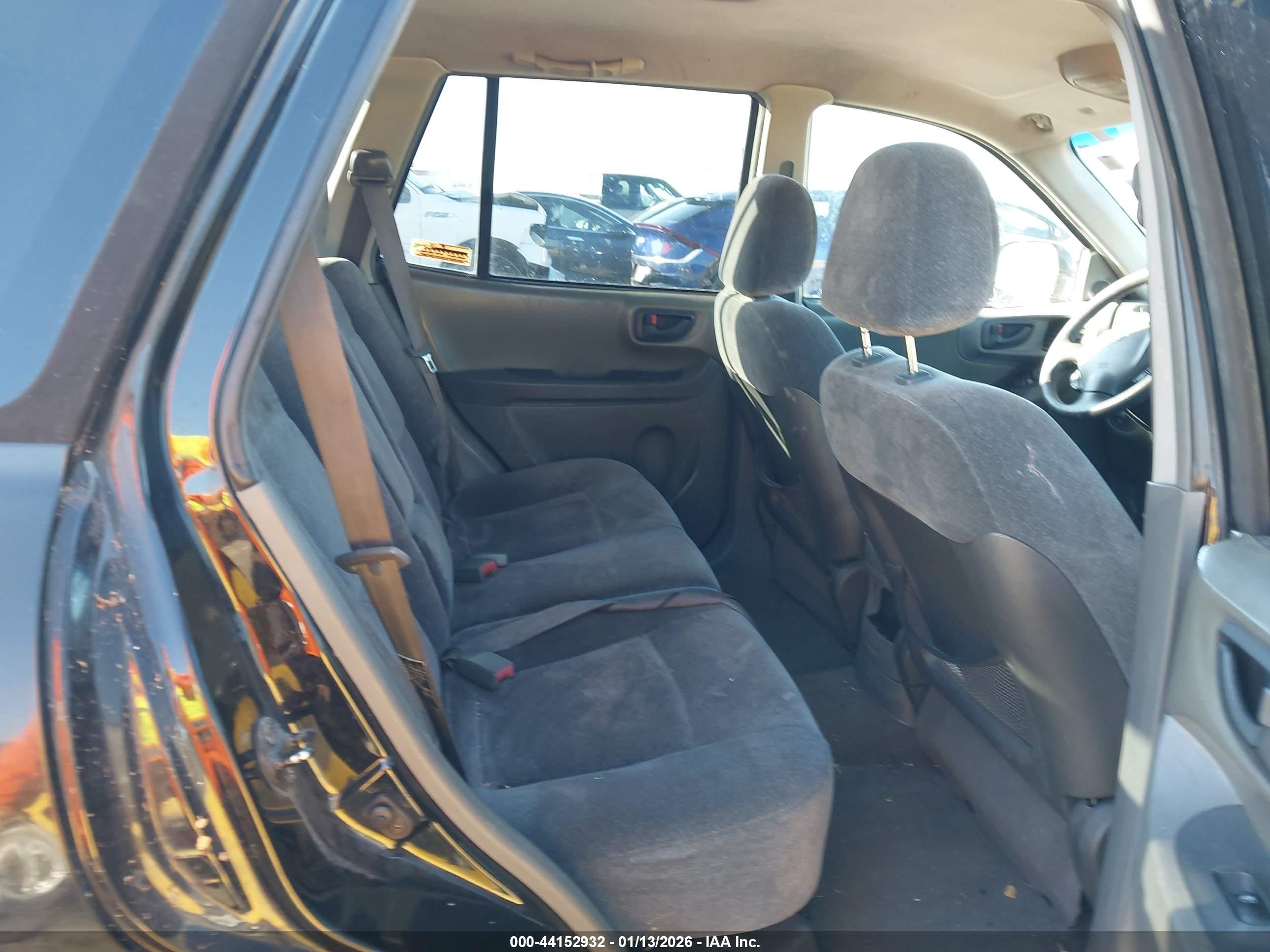 2001 Hyundai Santa Fe 2.7l V6 Gls/2.7l V6 Lx Black vin: KM8SC83D31U119499
