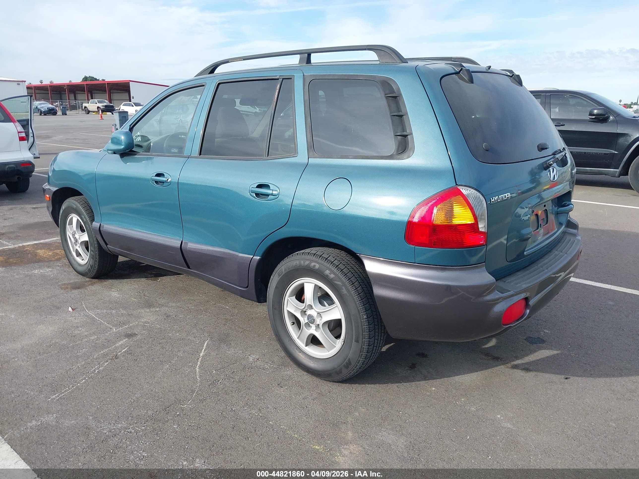 2001 Hyundai Santa Fe 2.7l V6 Gls/2.7l V6 Lx Green vin: KM8SC83D41U007794