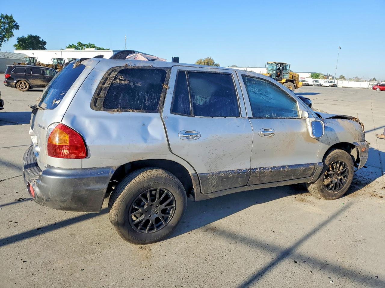2001 Hyundai Santa Fe Gl Silver vin: KM8SC83D41U038821
