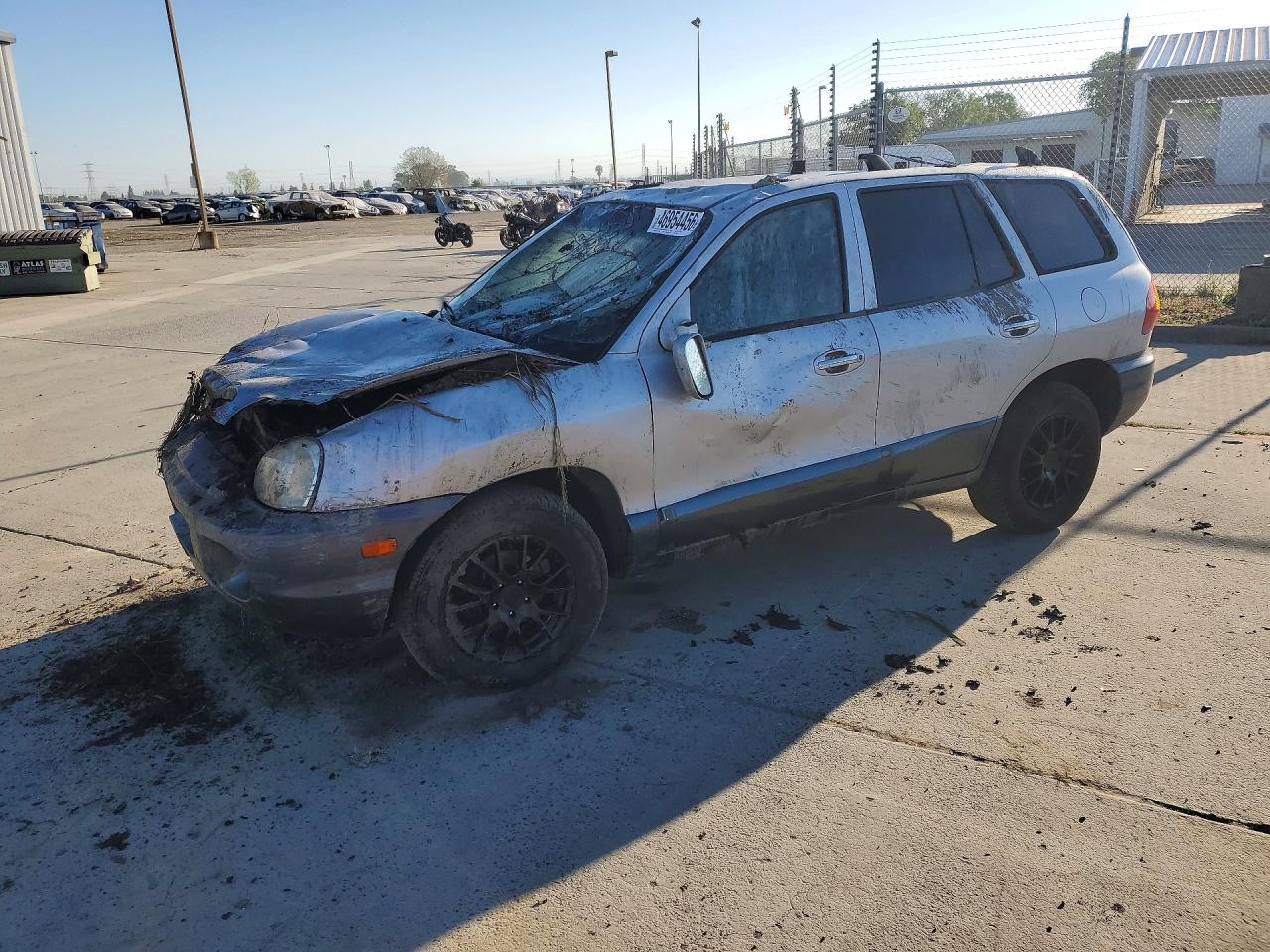 2001 Hyundai Santa Fe Gl Silver vin: KM8SC83D41U038821