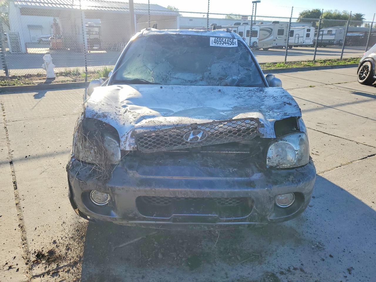 2001 Hyundai Santa Fe Gl Silver vin: KM8SC83D41U038821