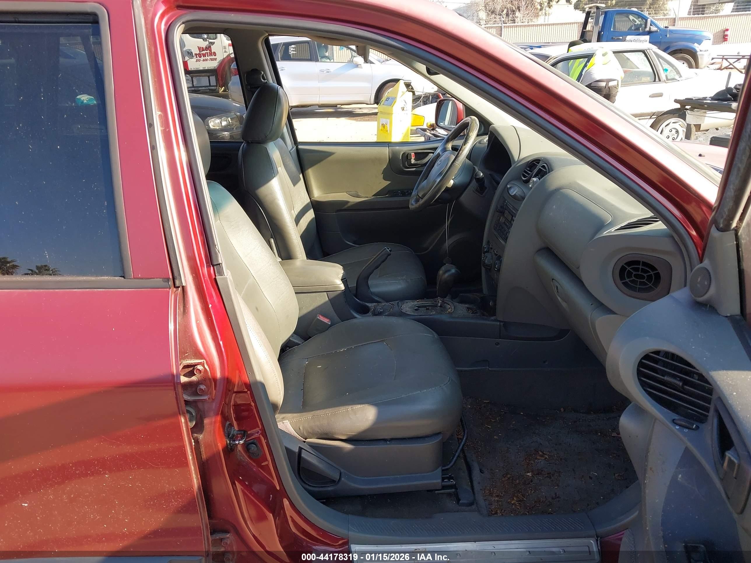 2001 Hyundai Santa Fe 2.7l V6 Gls/2.7l V6 Lx Red vin: KM8SC83D41U080101