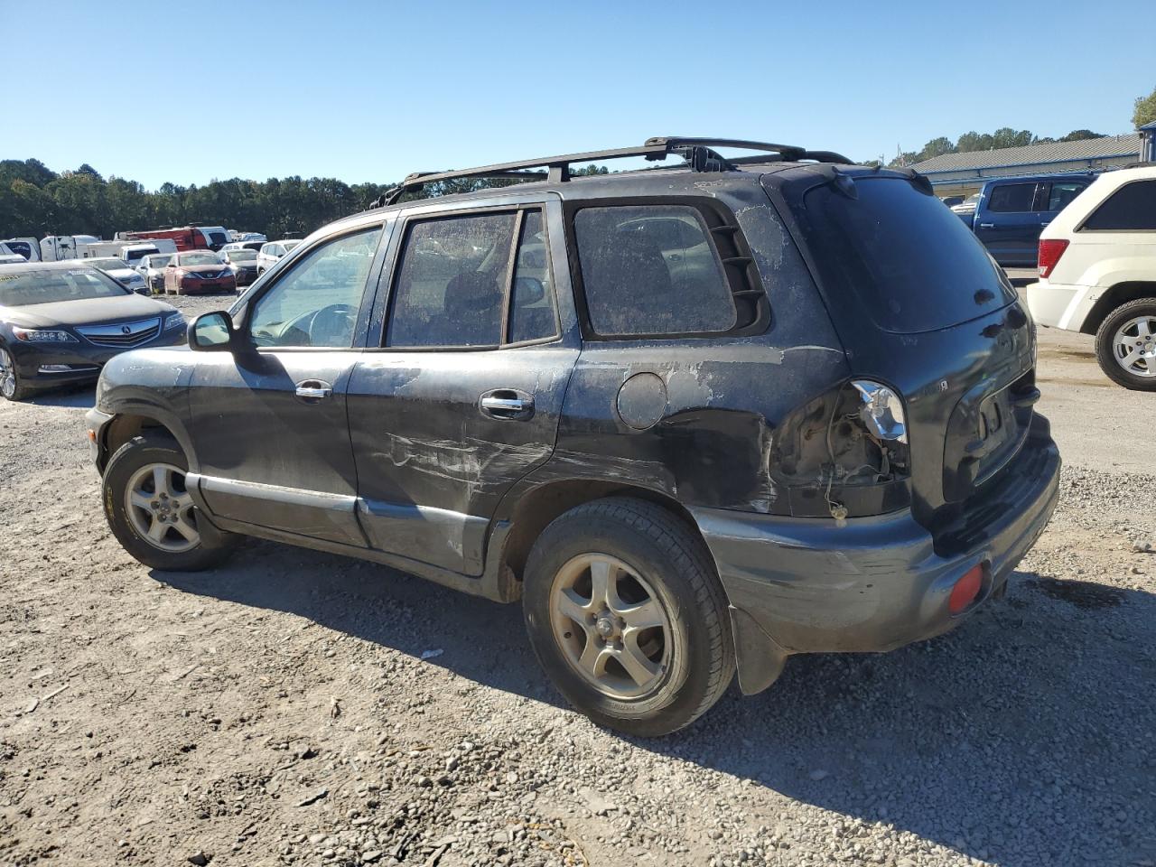 2001 Hyundai Santa Fe Gls Black vin: KM8SC83D41U089610