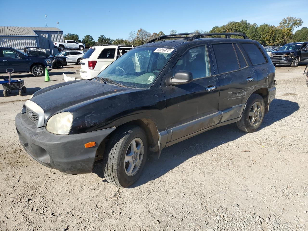 2001 Hyundai Santa Fe Gls Black vin: KM8SC83D41U089610