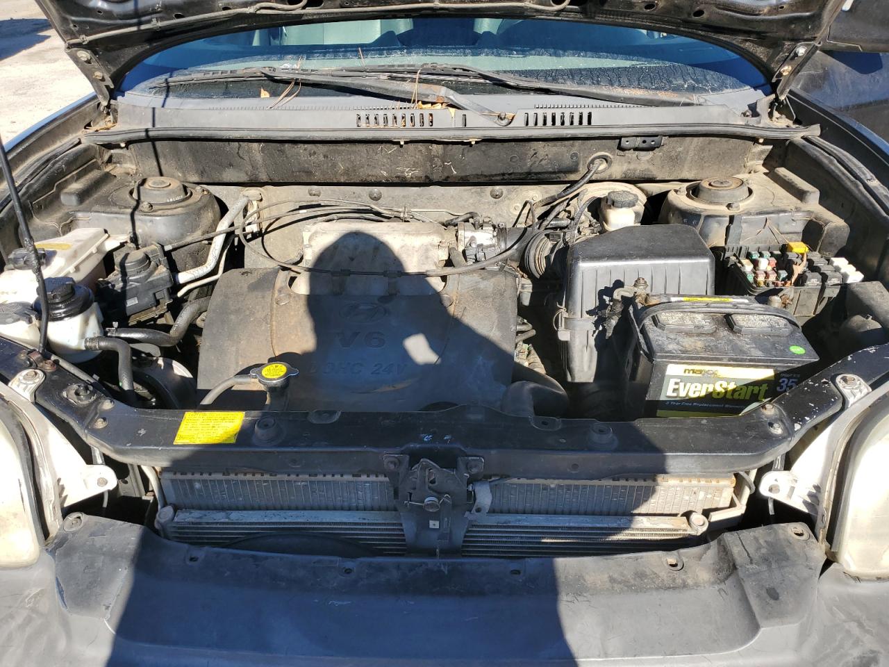 2001 Hyundai Santa Fe Gls Black vin: KM8SC83D41U089610