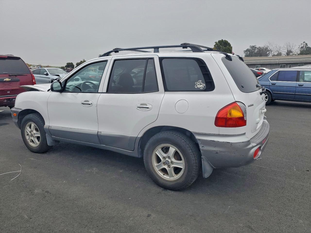 2001 Hyundai Santa Fe Gls White vin: KM8SC83D51U109038