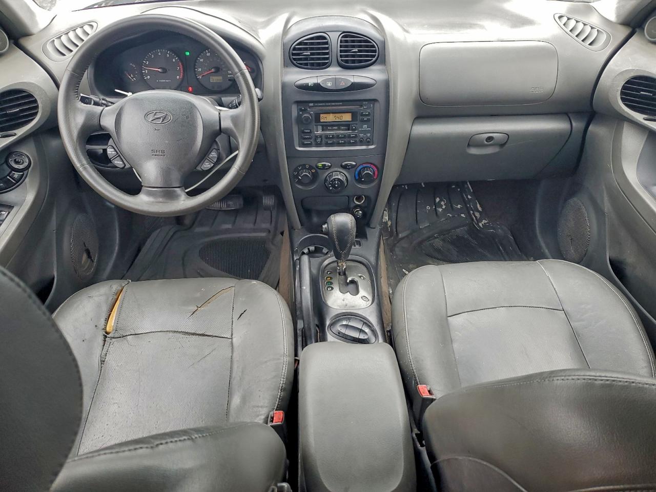 2001 Hyundai Santa Fe Gls White vin: KM8SC83D51U109038