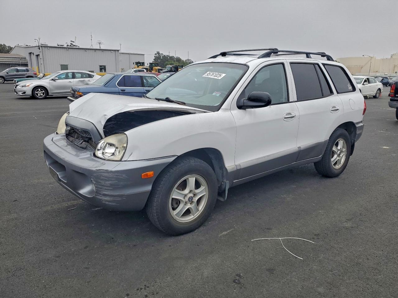 2001 Hyundai Santa Fe Gls White vin: KM8SC83D51U109038