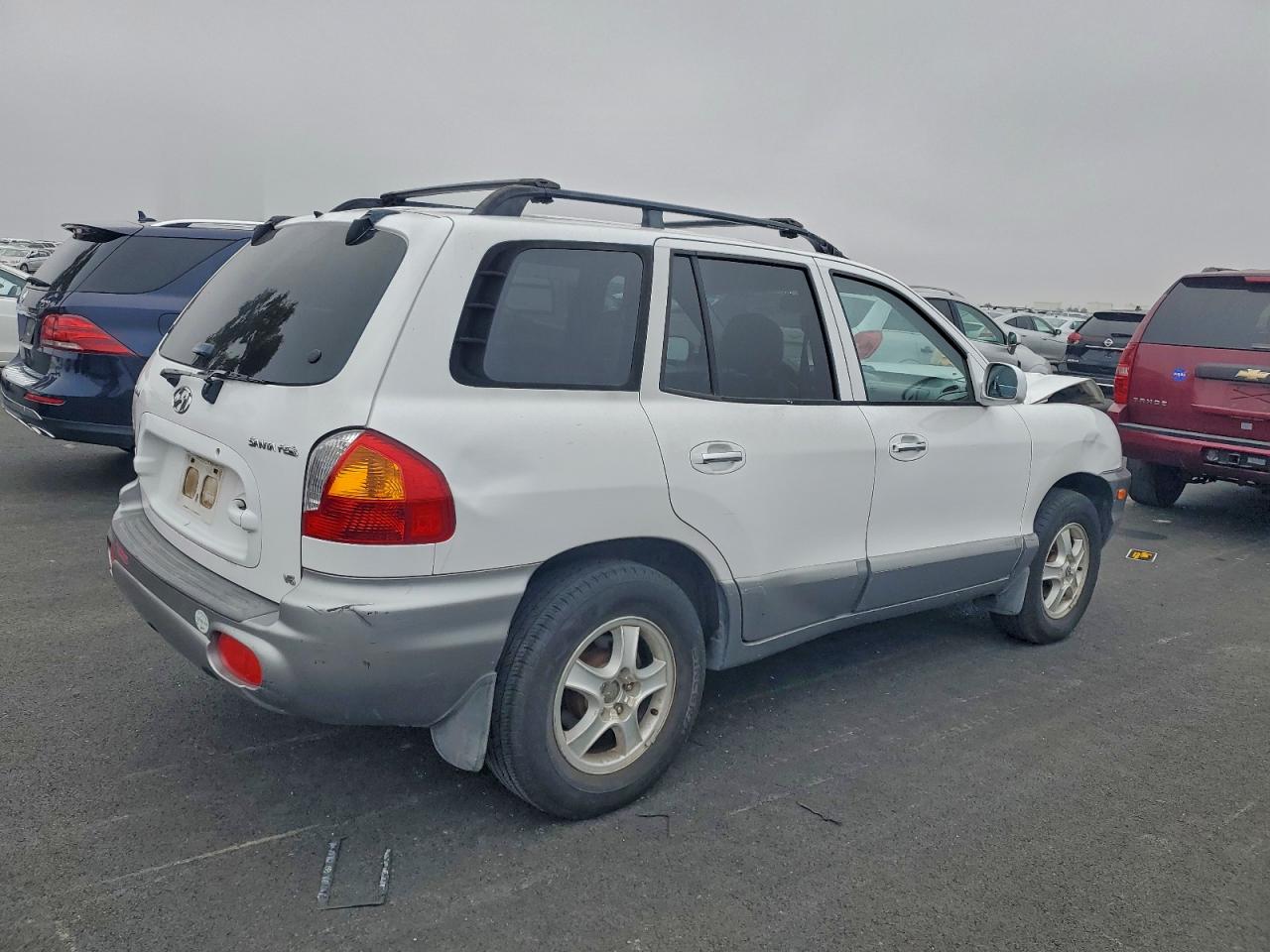 2001 Hyundai Santa Fe Gls White vin: KM8SC83D51U109038