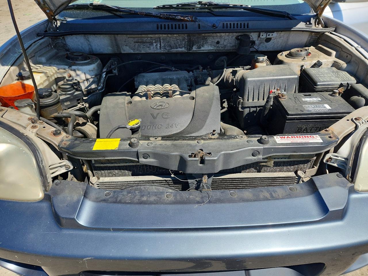 2001 Hyundai Santa Fe Gl Silver vin: KM8SC83D61U021549