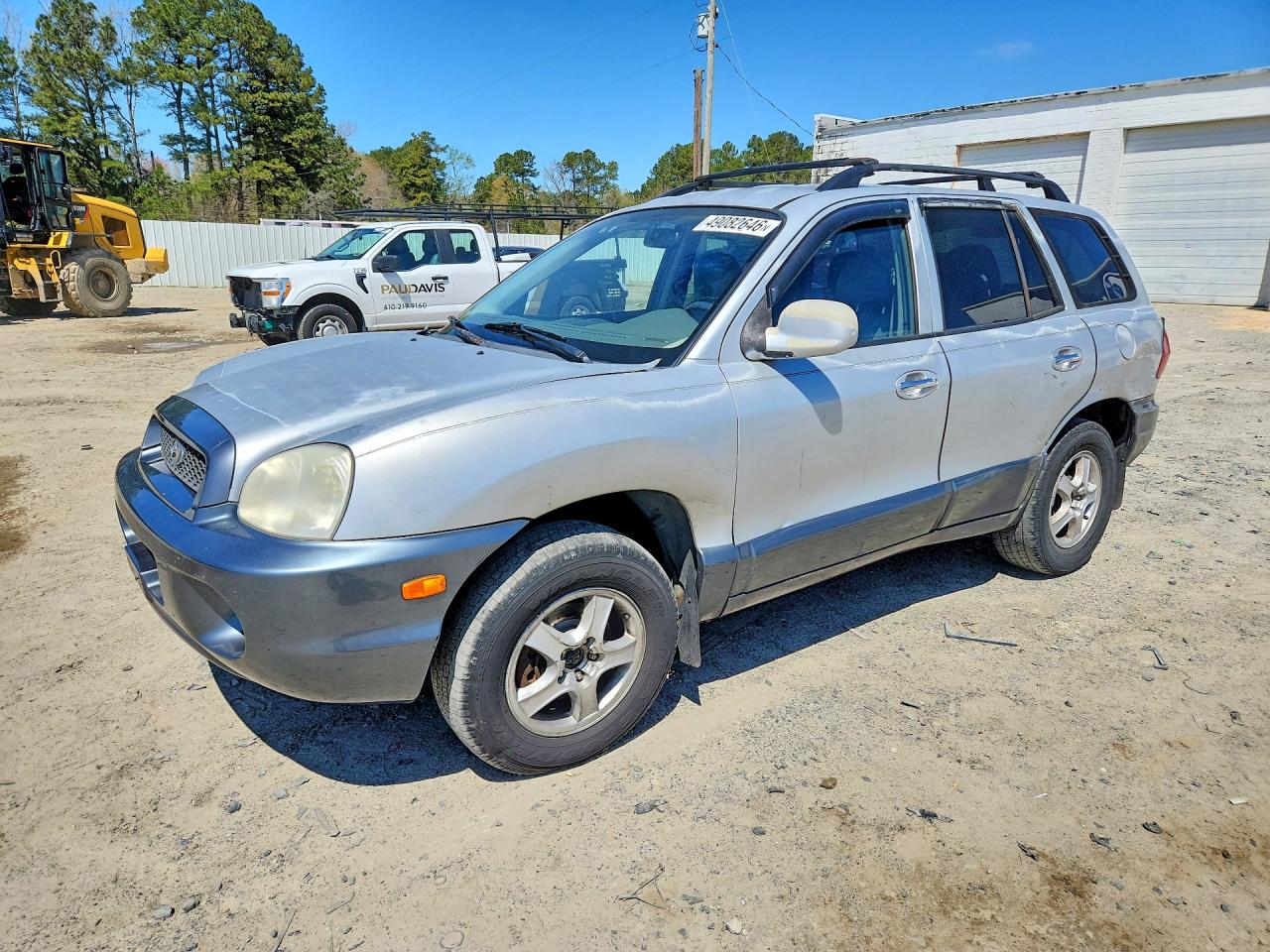 2001 Hyundai Santa Fe Gl Silver vin: KM8SC83D61U021549
