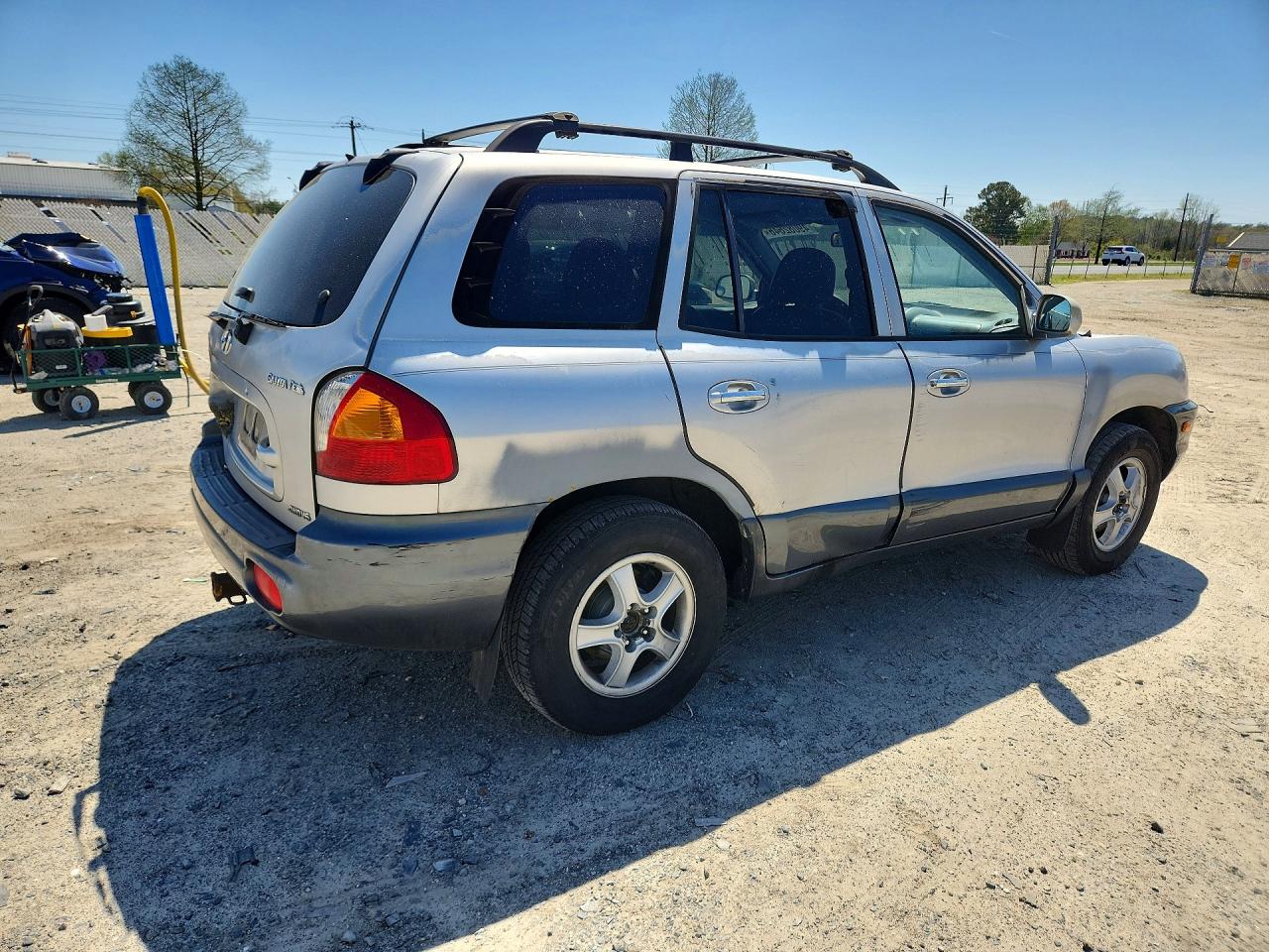 2001 Hyundai Santa Fe Gl Silver vin: KM8SC83D61U021549