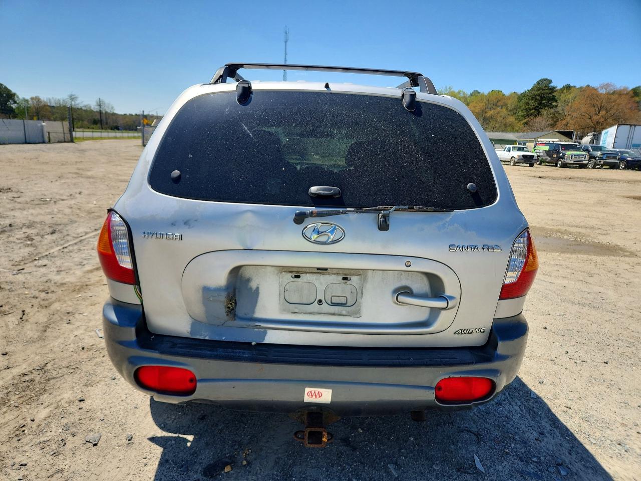 2001 Hyundai Santa Fe Gl Silver vin: KM8SC83D61U021549