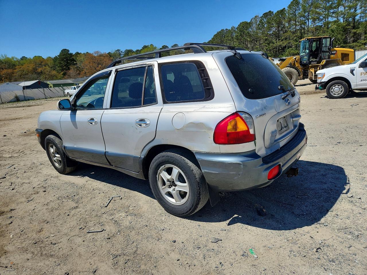 2001 Hyundai Santa Fe Gl Silver vin: KM8SC83D61U021549