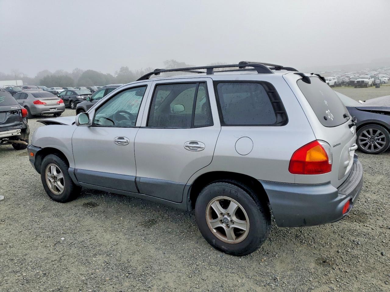 2001 Hyundai Santa Fe Gls Silver vin: KM8SC83D71U010611