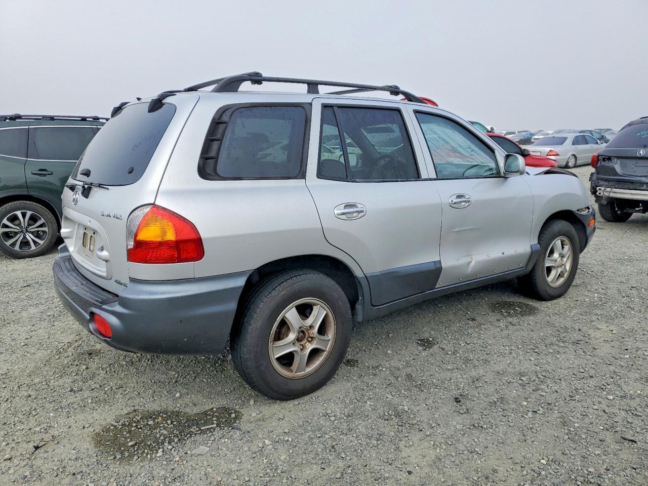2001 Hyundai Santa Fe Gls Silver vin: KM8SC83D71U010611