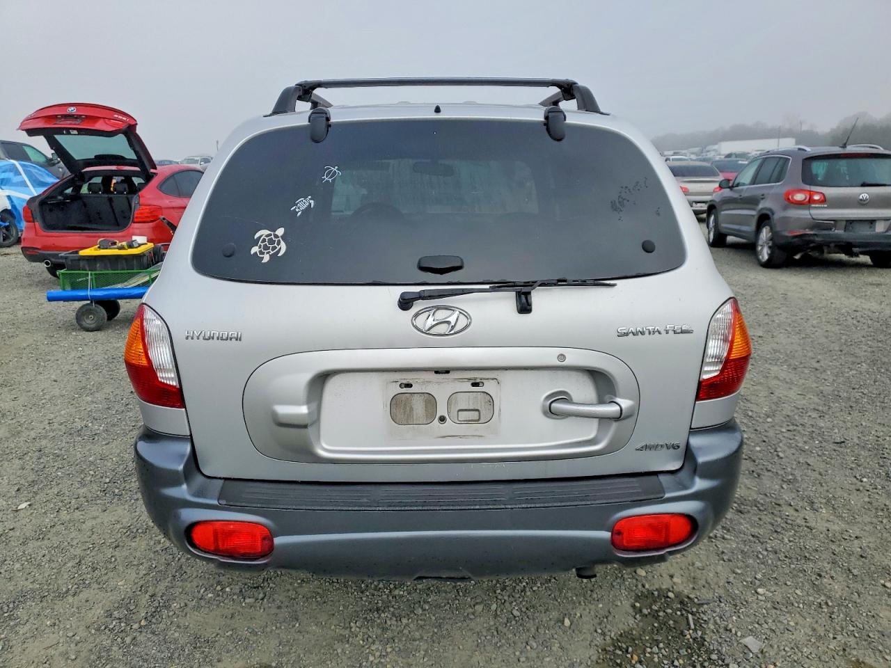 2001 Hyundai Santa Fe Gls Silver vin: KM8SC83D71U010611