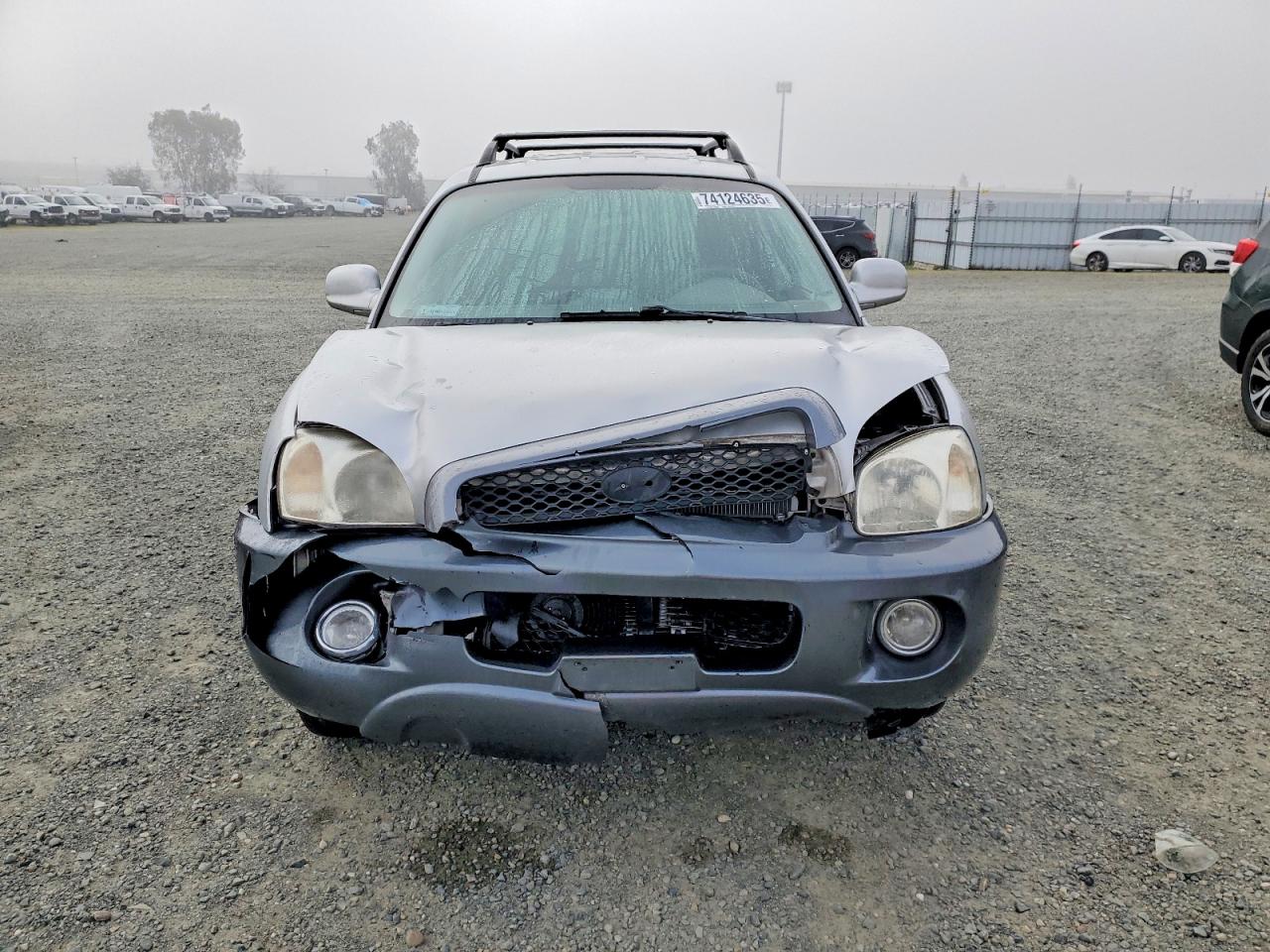 2001 Hyundai Santa Fe Gls Silver vin: KM8SC83D71U010611