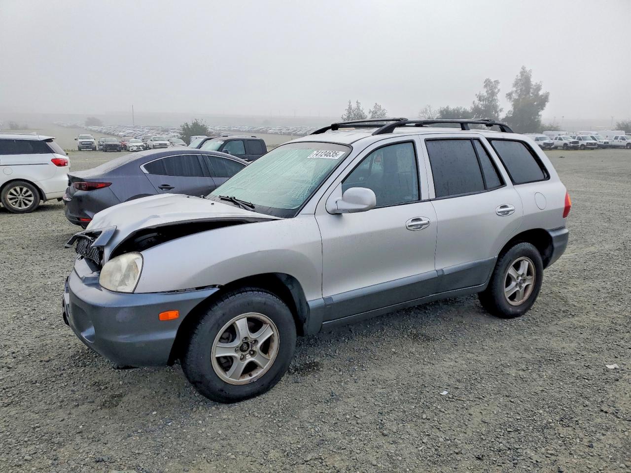 2001 Hyundai Santa Fe Gls Silver vin: KM8SC83D71U010611