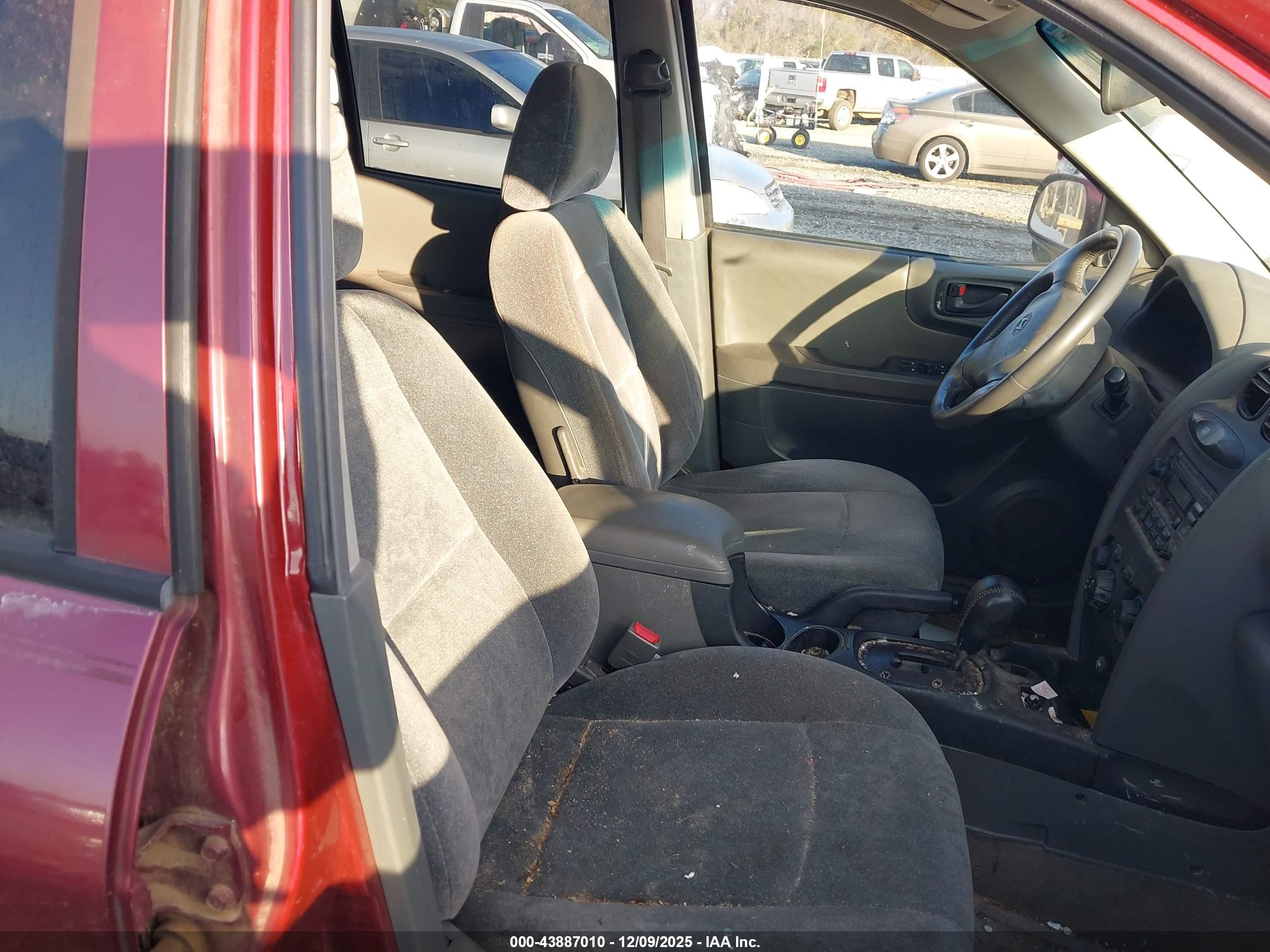 2001 Hyundai Santa Fe 2.7l V6 Gls/2.7l V6 Lx Burgundy vin: KM8SC83D71U087253