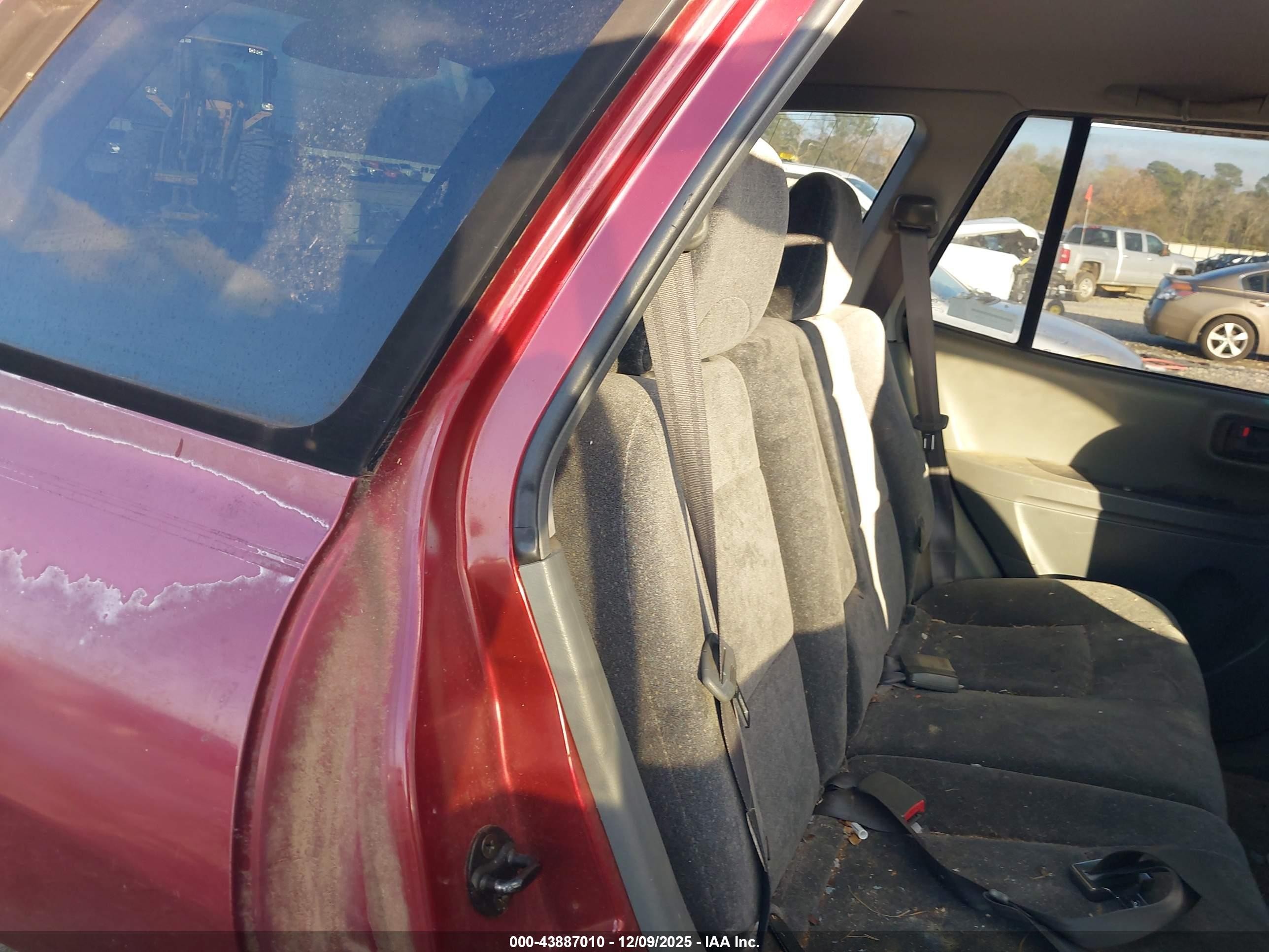 2001 Hyundai Santa Fe 2.7l V6 Gls/2.7l V6 Lx Burgundy vin: KM8SC83D71U087253