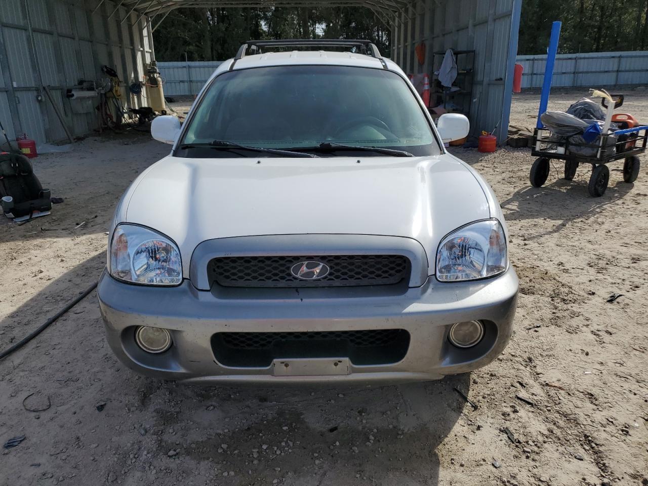 2001 Hyundai Santa Fe Gls White vin: KM8SC83D81U006955