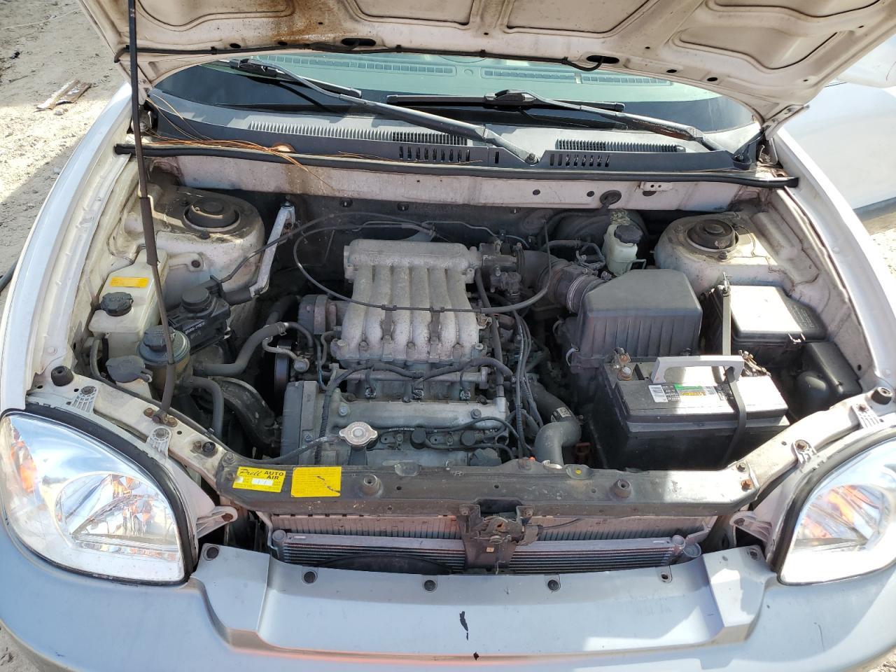 2001 Hyundai Santa Fe Gls White vin: KM8SC83D81U006955
