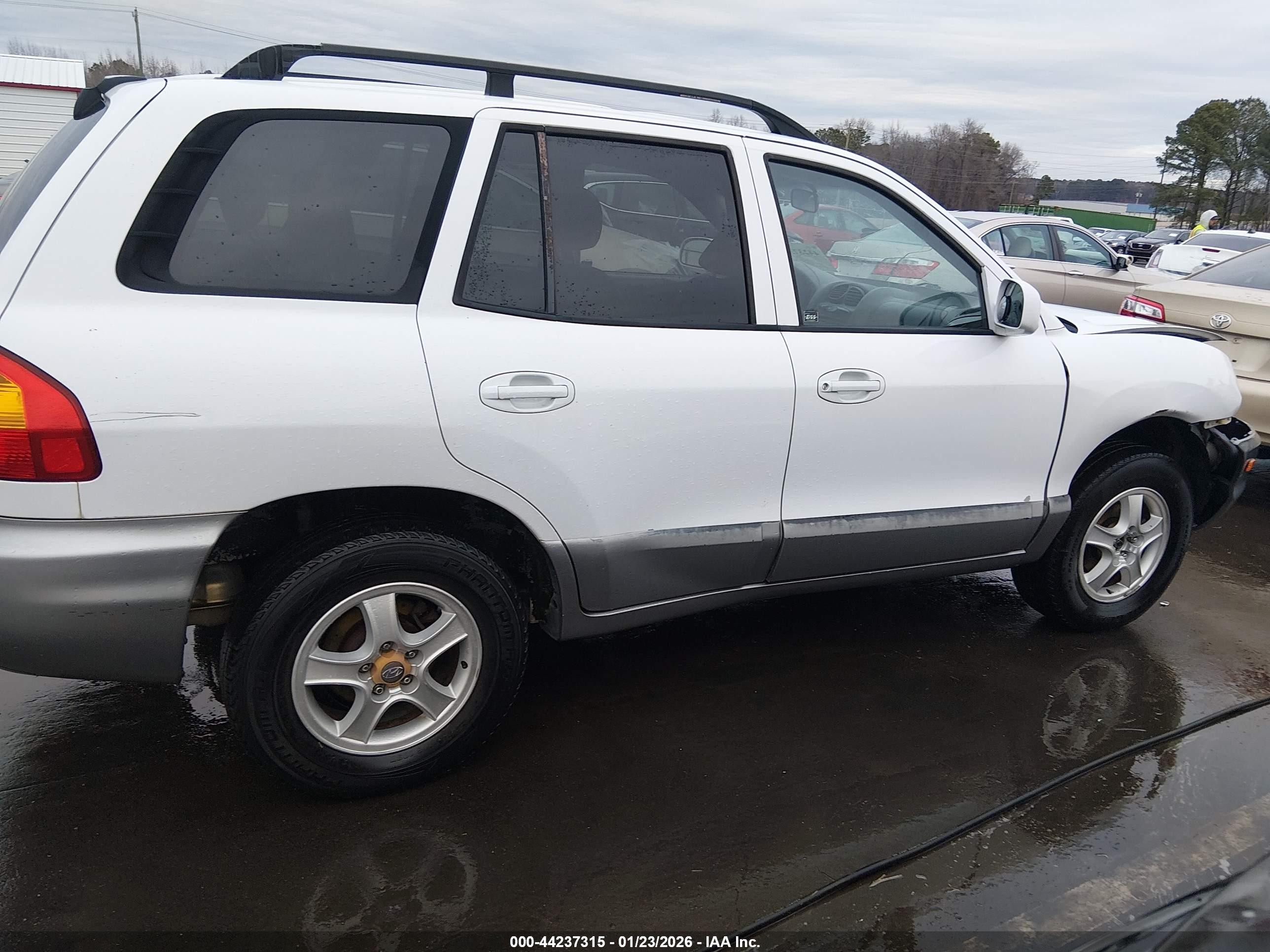 2001 Hyundai Santa Fe 2.7l V6 Gls/2.7l V6 Lx White vin: KM8SC83D81U057405