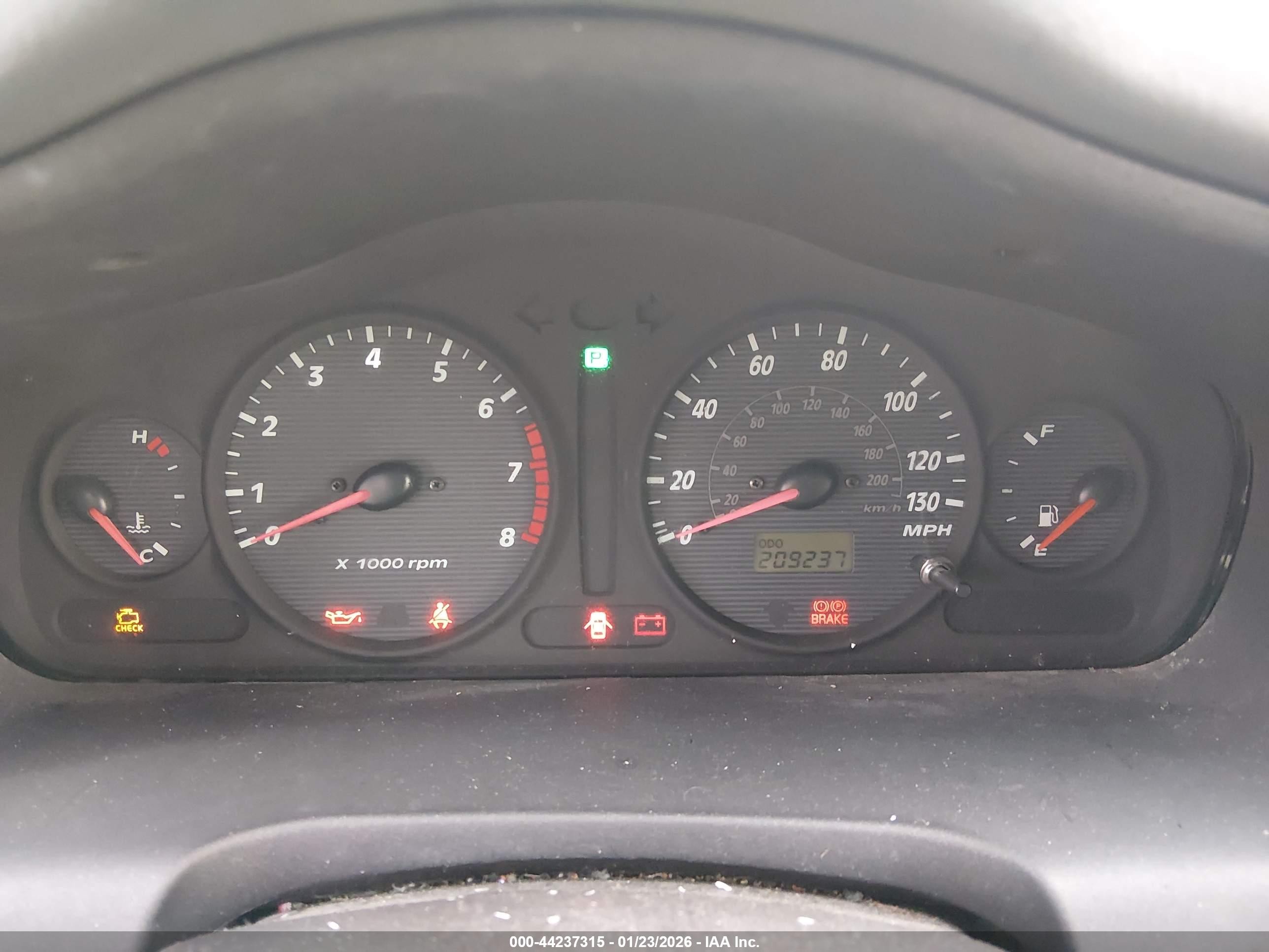 2001 Hyundai Santa Fe 2.7l V6 Gls/2.7l V6 Lx White vin: KM8SC83D81U057405