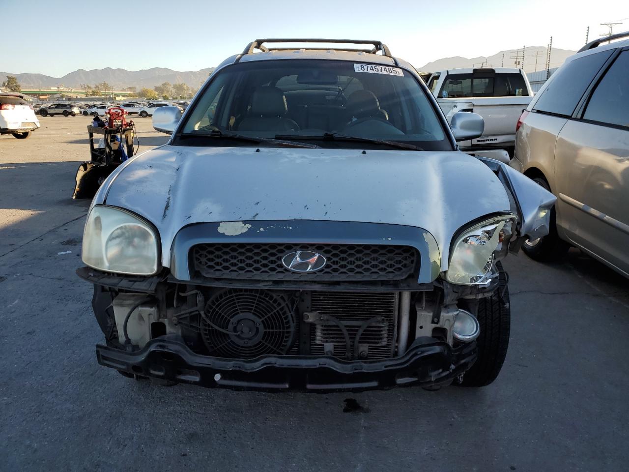 2001 Hyundai Santa Fe Gls Silver vin: KM8SC83D81U116159
