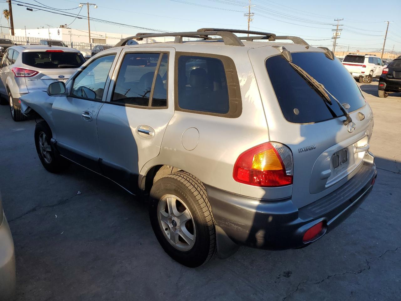 2001 Hyundai Santa Fe Gls Silver vin: KM8SC83D81U116159