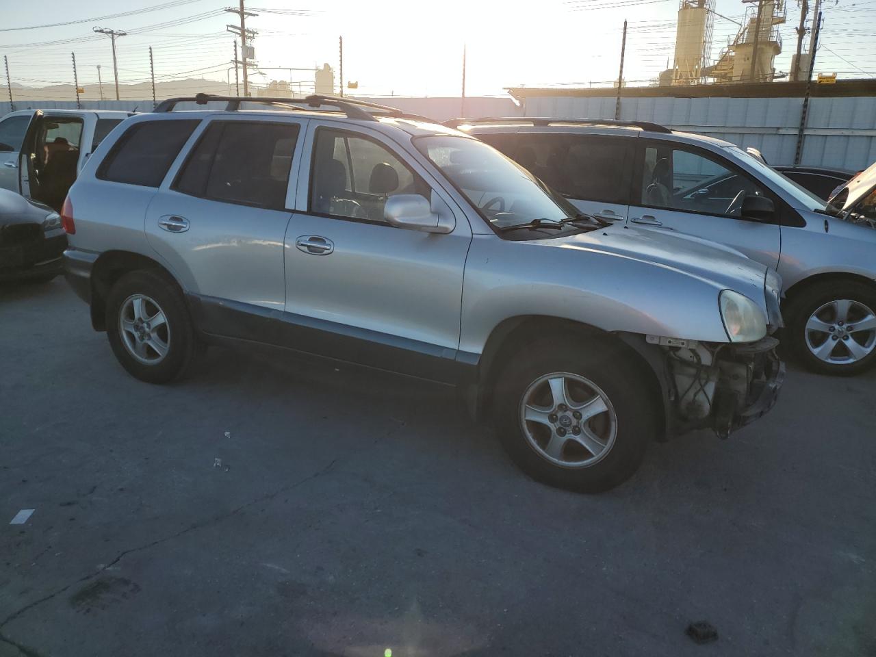 2001 Hyundai Santa Fe Gls Silver vin: KM8SC83D81U116159