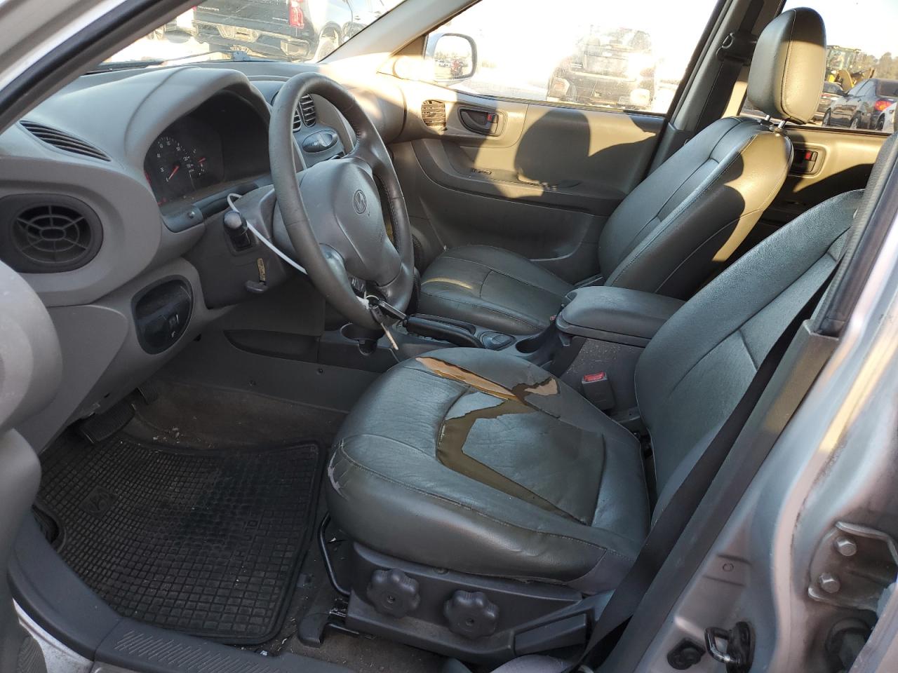2001 Hyundai Santa Fe Gls Silver vin: KM8SC83D81U116159