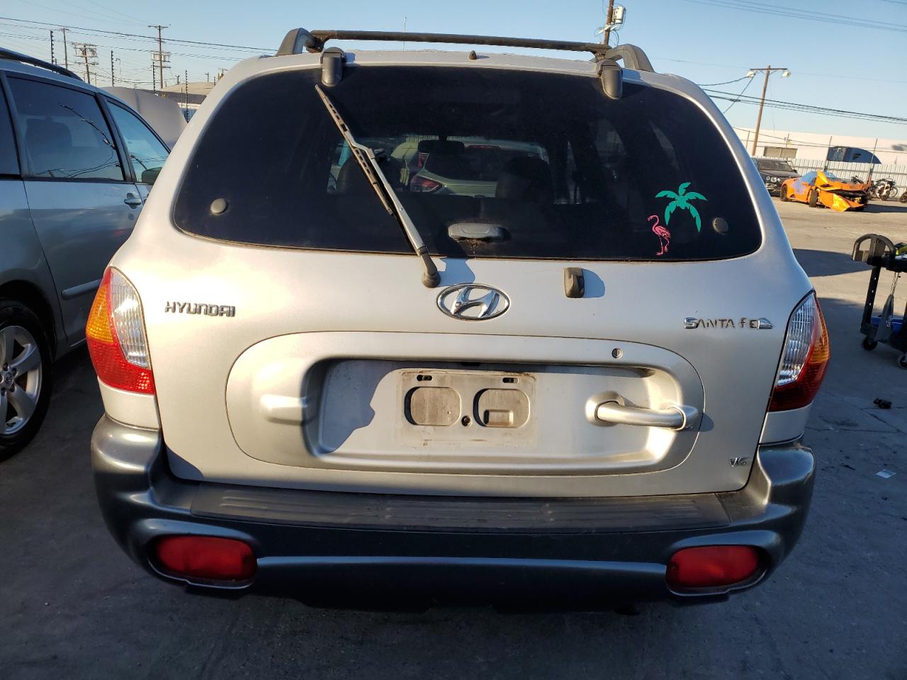 2001 Hyundai Santa Fe Gls Silver vin: KM8SC83D81U116159