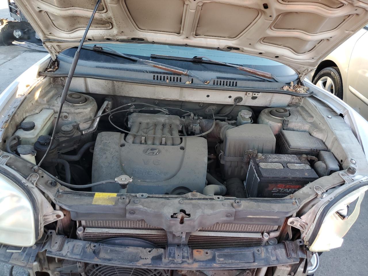 2001 Hyundai Santa Fe Gls Silver vin: KM8SC83D81U116159