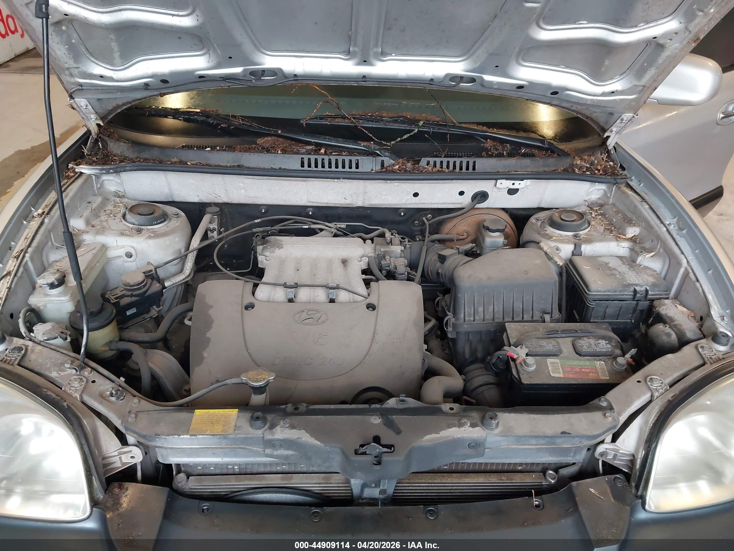 2001 Hyundai Santa Fe 2.7l V6 Gls/2.7l V6 Lx Silver vin: KM8SC83D81U131194