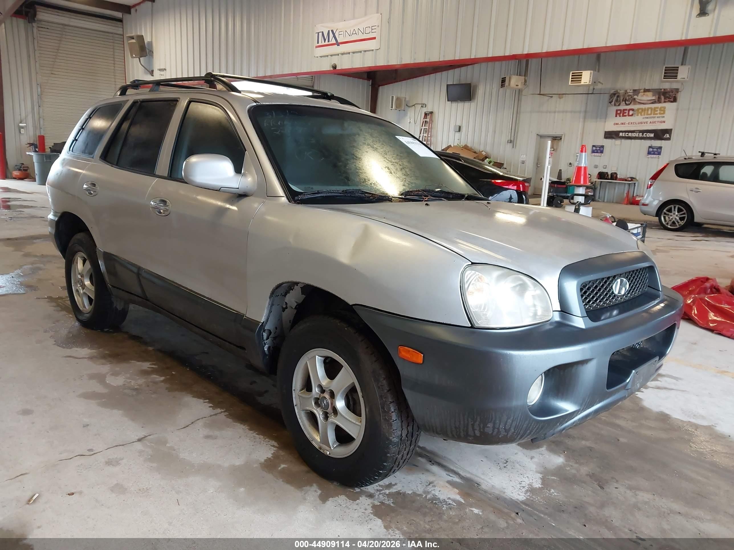 2001 Hyundai Santa Fe 2.7l V6 Gls/2.7l V6 Lx Серебряный vin: KM8SC83D81U131194