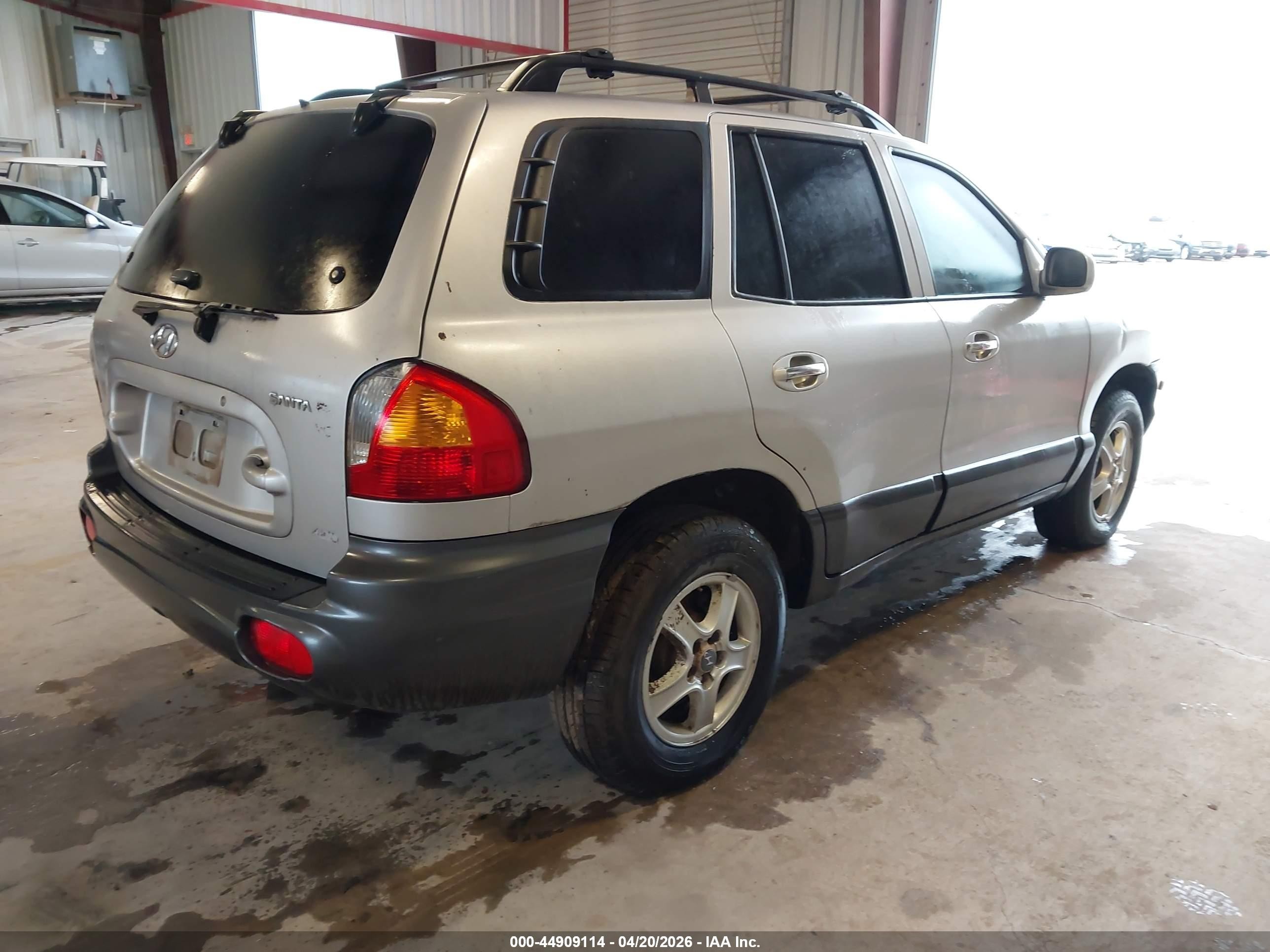 2001 Hyundai Santa Fe 2.7l V6 Gls/2.7l V6 Lx Silver vin: KM8SC83D81U131194
