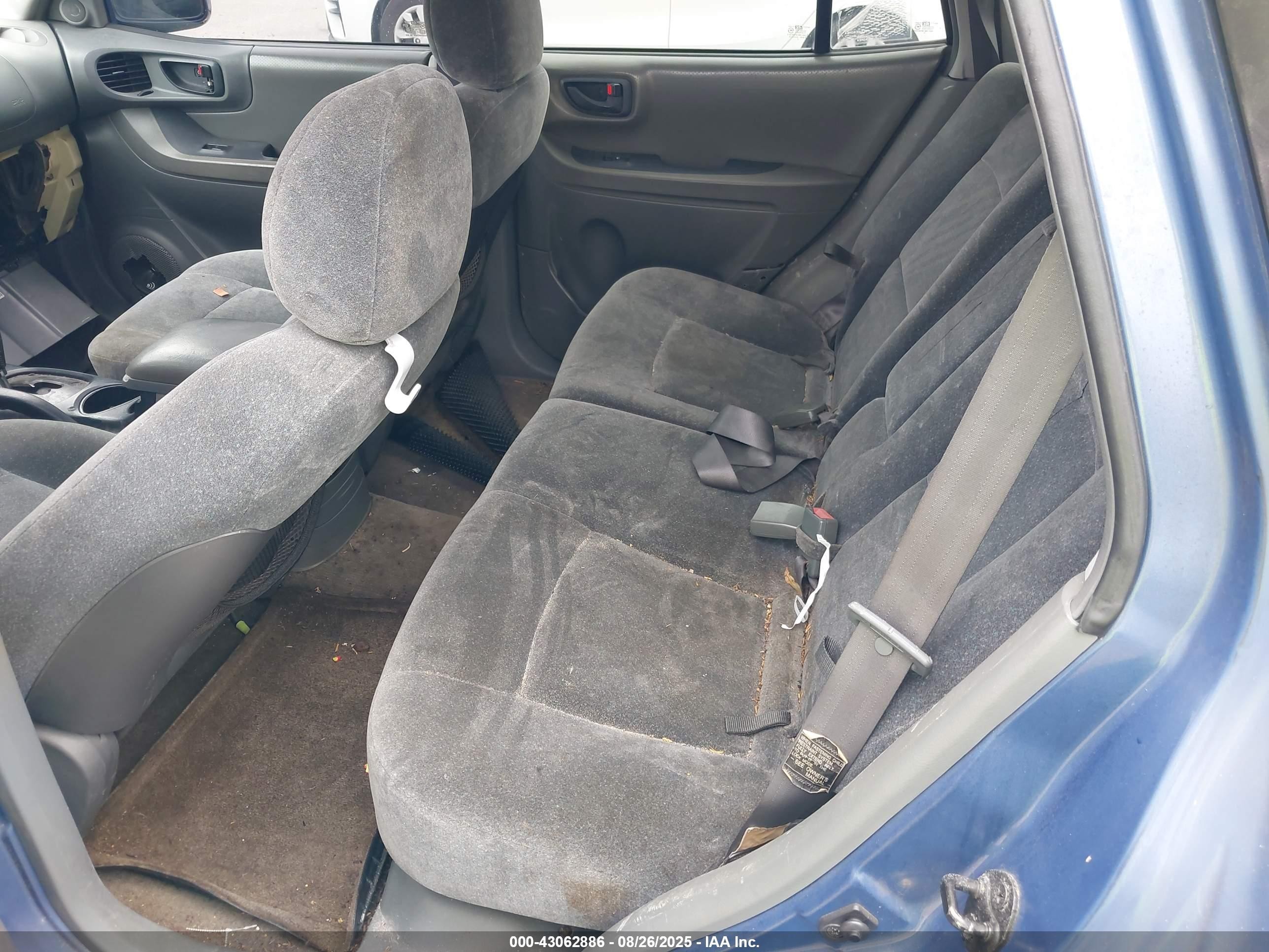 2001 Hyundai Santa Fe 2.7l V6 Gls/2.7l V6 Lx Blue vin: KM8SC83D91U009945