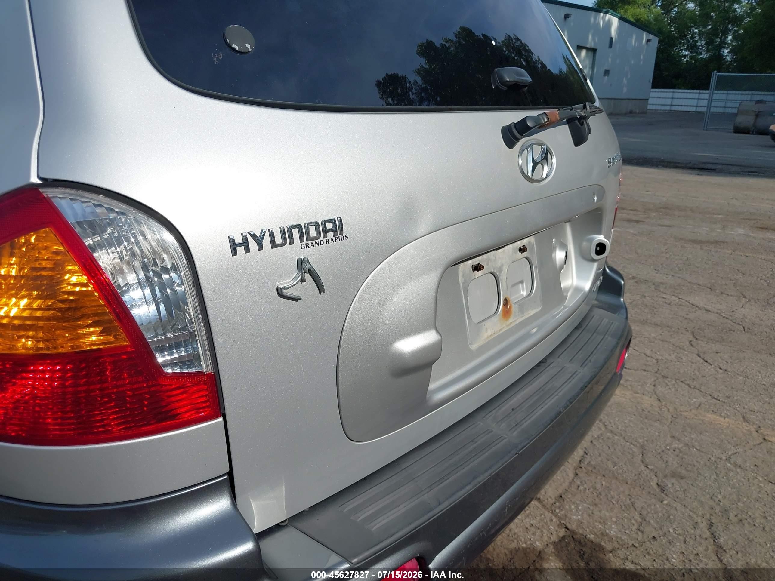 2001 Hyundai Santa Fe 2.7l V6 Gls/2.7l V6 Lx Silver vin: KM8SC83D91U010397