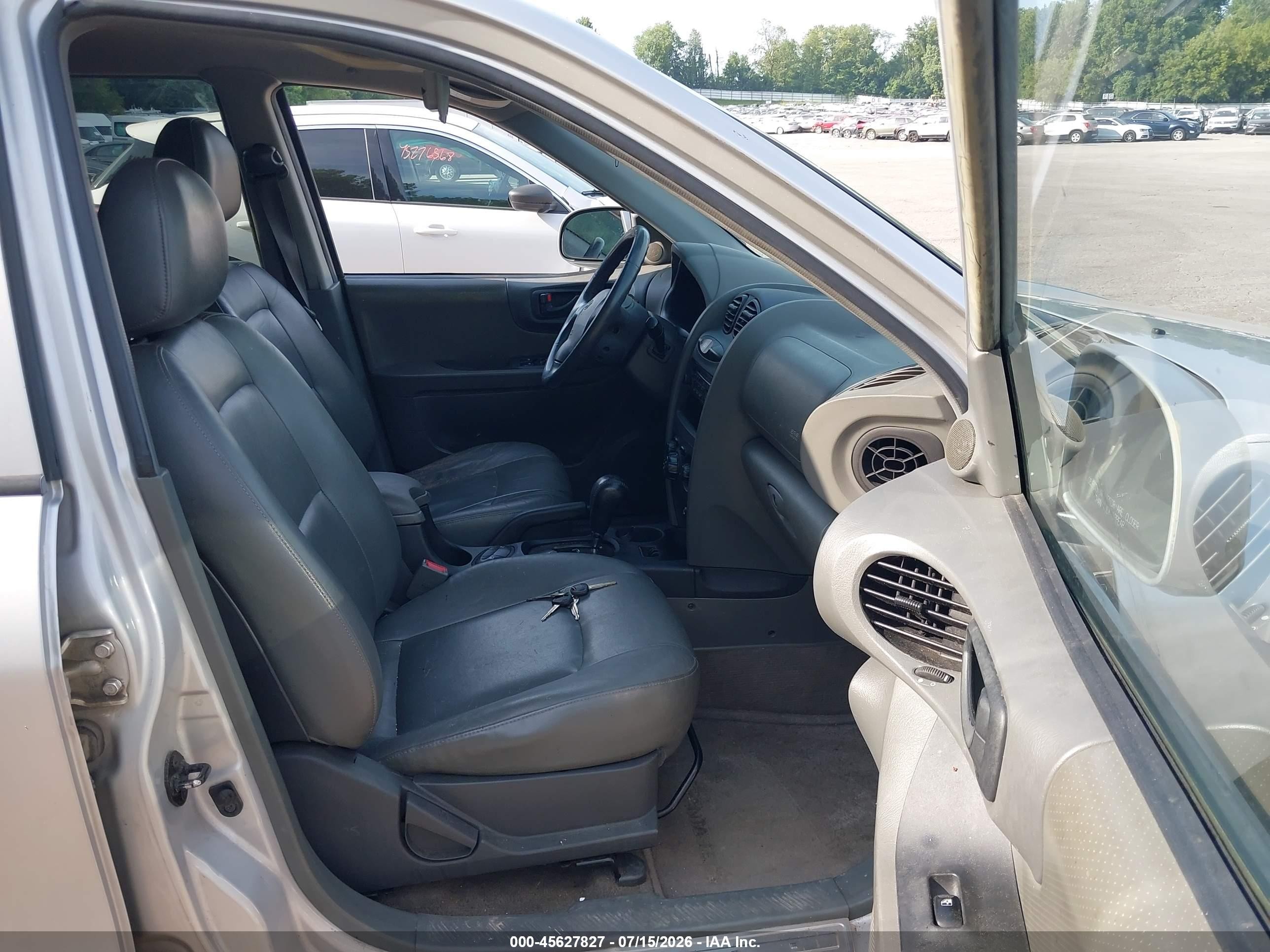 2001 Hyundai Santa Fe 2.7l V6 Gls/2.7l V6 Lx Silver vin: KM8SC83D91U010397