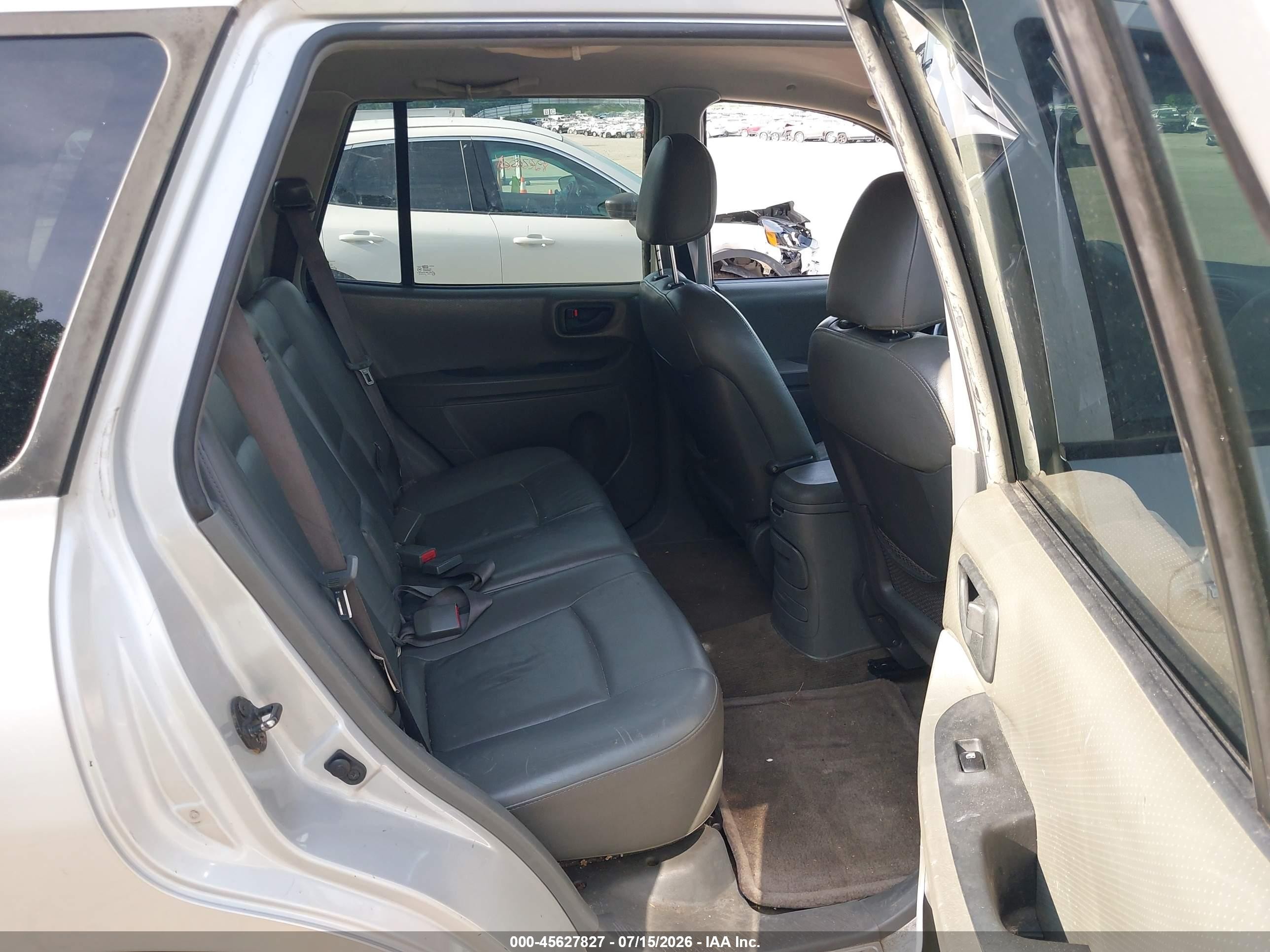 2001 Hyundai Santa Fe 2.7l V6 Gls/2.7l V6 Lx Silver vin: KM8SC83D91U010397