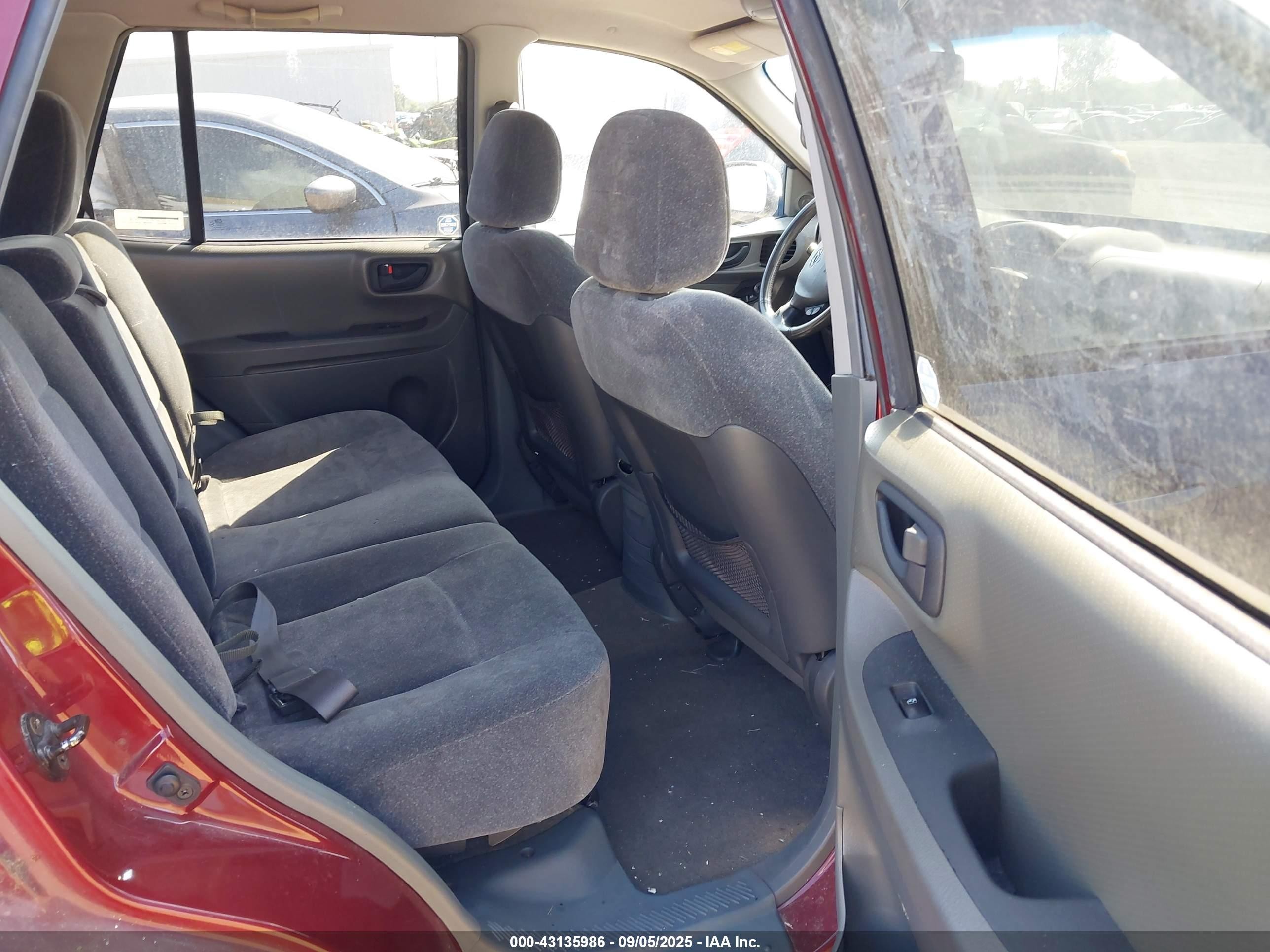 2001 Hyundai Santa Fe 2.7l V6 Gls/2.7l V6 Lx Blue vin: KM8SC83D91U094513